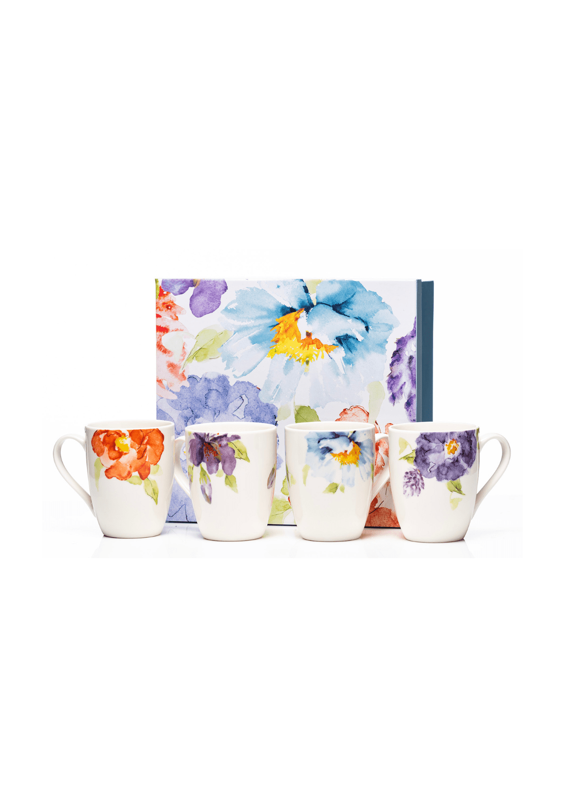The Grange Collection Floral Mug set of 4 1 Shaws Department Stores