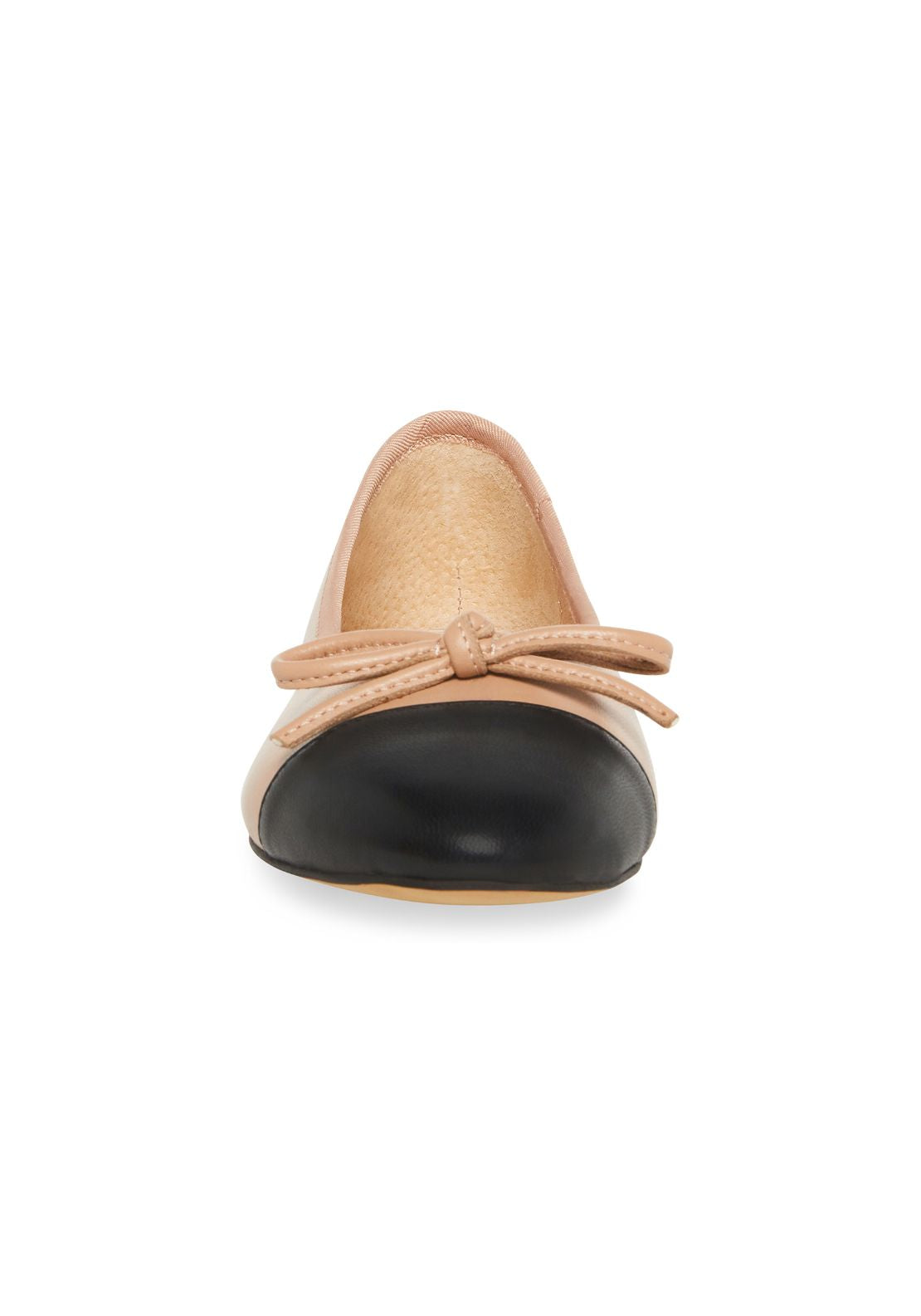 Steve Madden Flat Ch Pump - Natural Leather 3 Shaws Department Stores