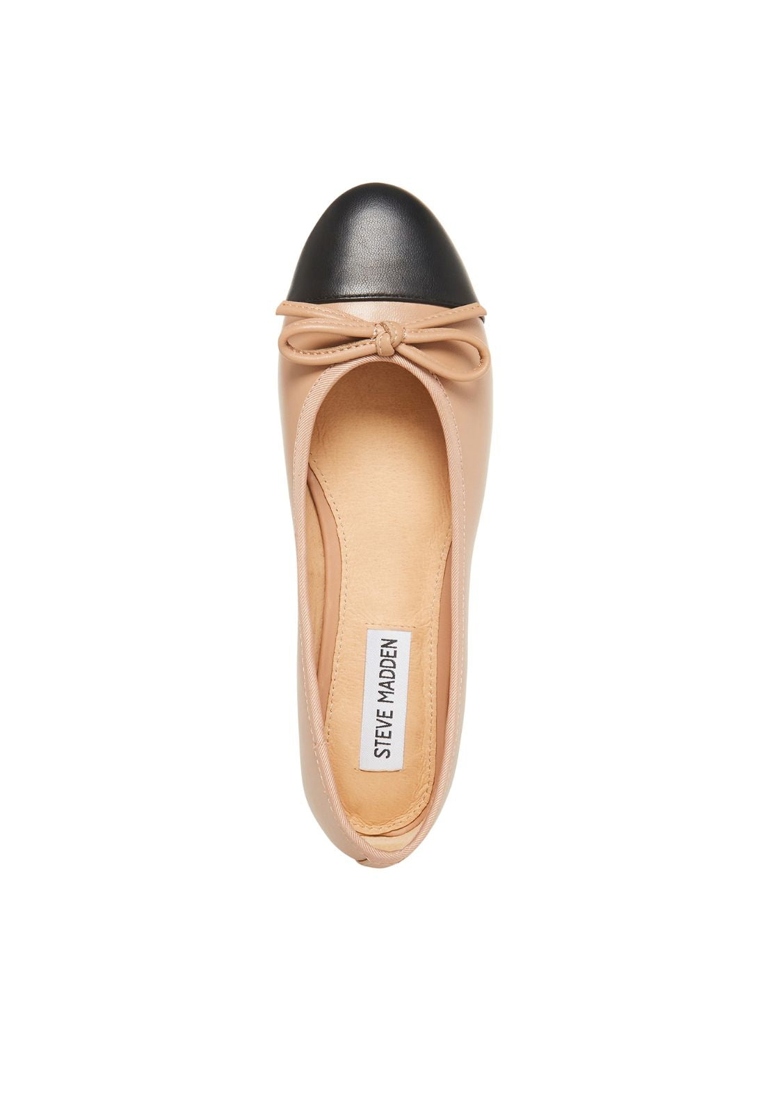 Steve Madden Flat Ch Pump - Natural Leather 4 Shaws Department Stores