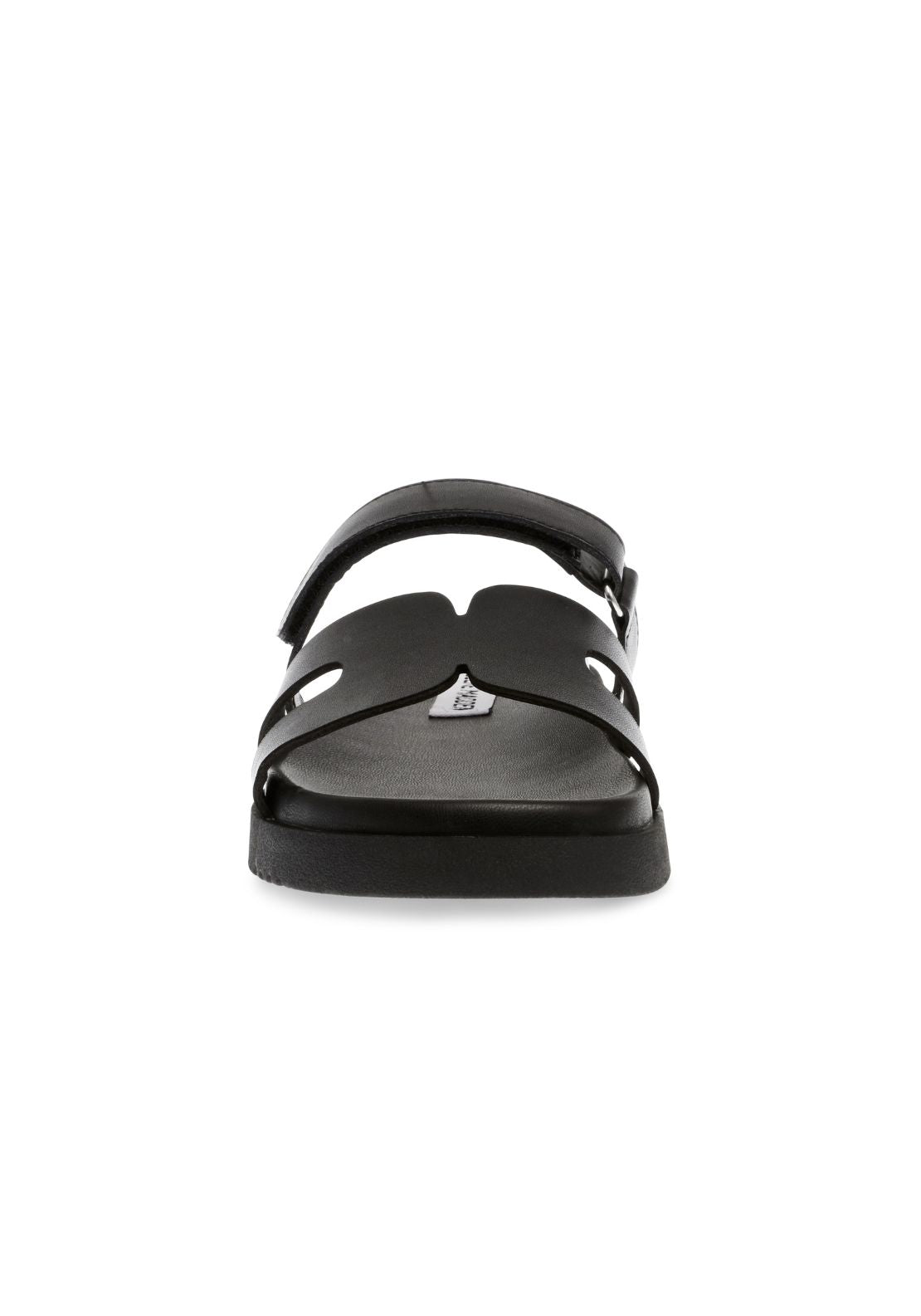 Steve Madden Slip On H Sandal - Black 2 Shaws Department Stores