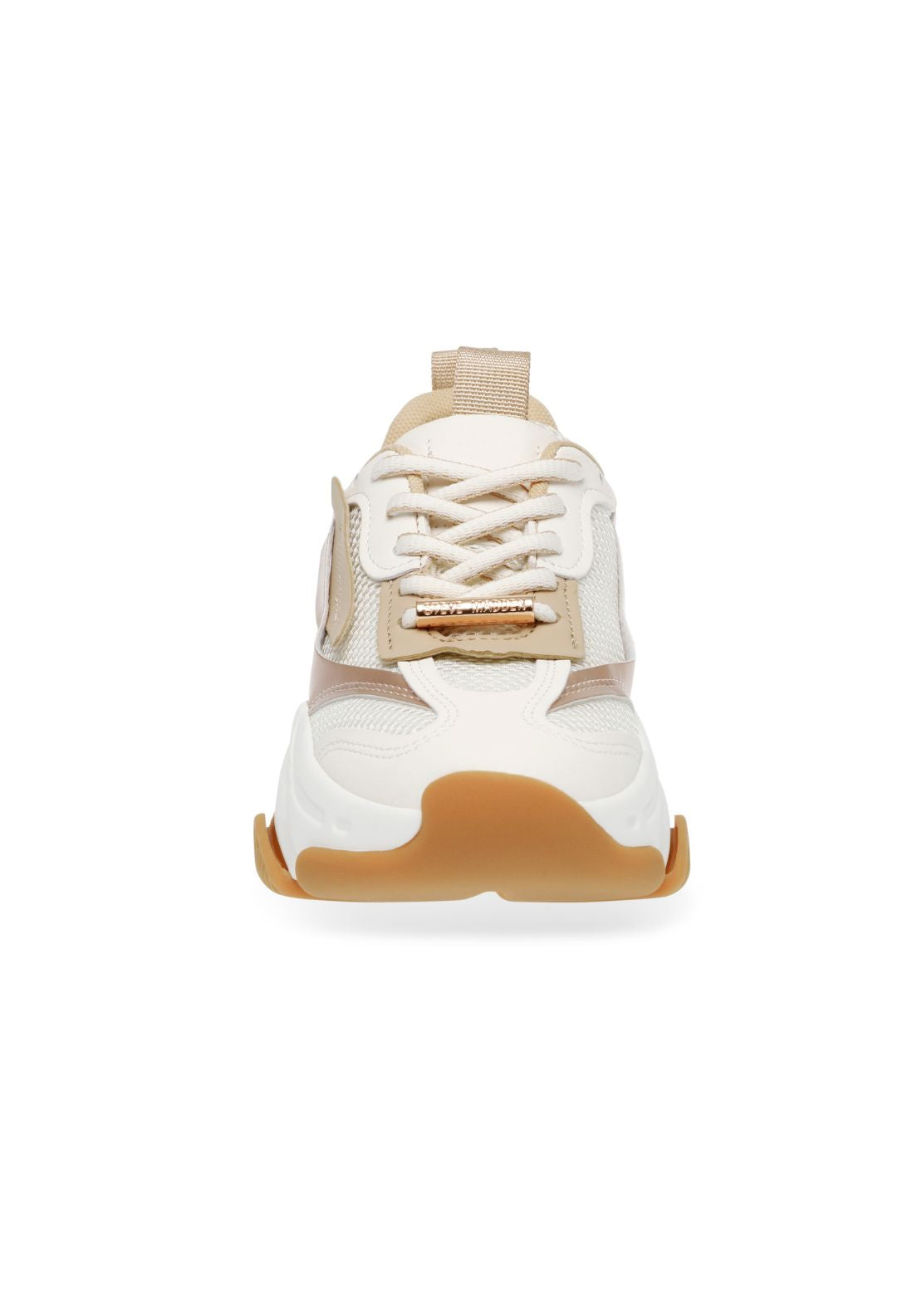 Steve Madden Chunky Trainer - Coconut Milk/bronze 4 Shaws Department Stores