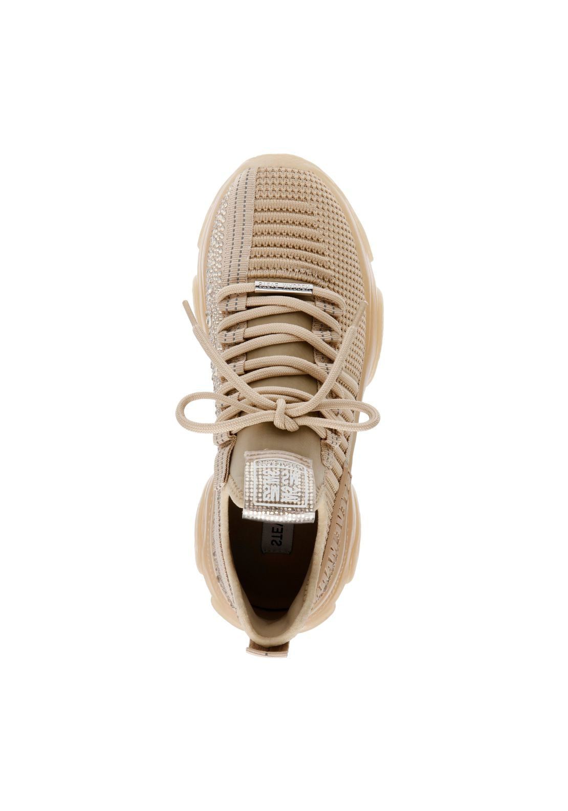 Steve Madden Bling Heel Trainer - Irish Cream 6 Shaws Department Stores