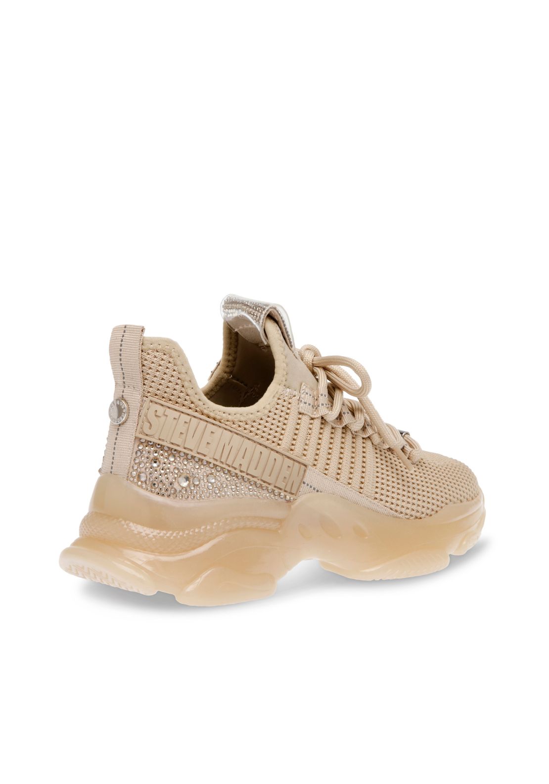 Steve Madden Bling Heel Trainer - Irish Cream 3 Shaws Department Stores