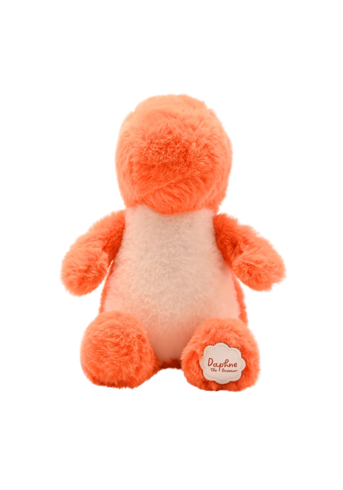 Daphne The Plush Sitting Dinosaur - Orange