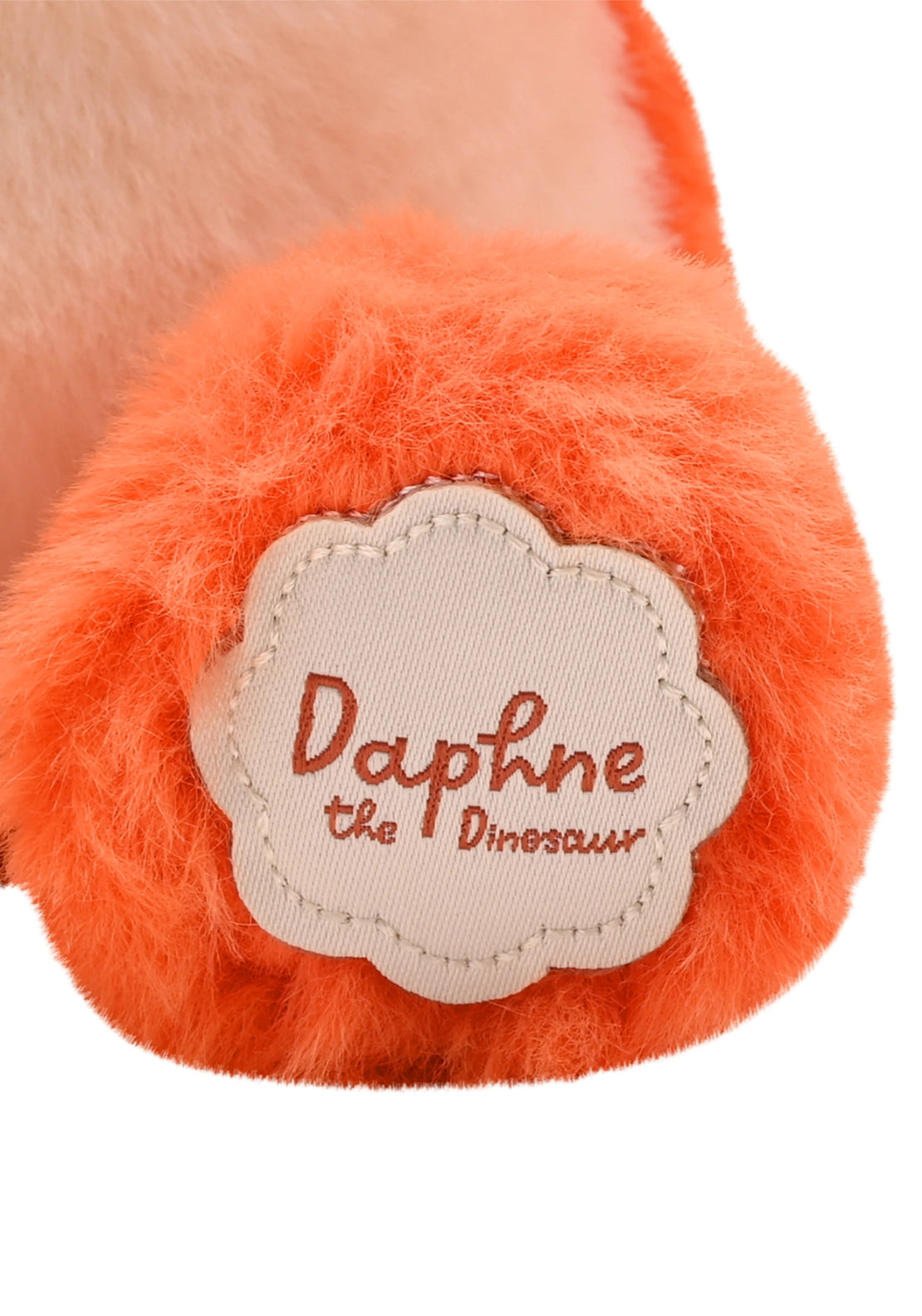 Daphne The Plush Sitting Dinosaur - Orange