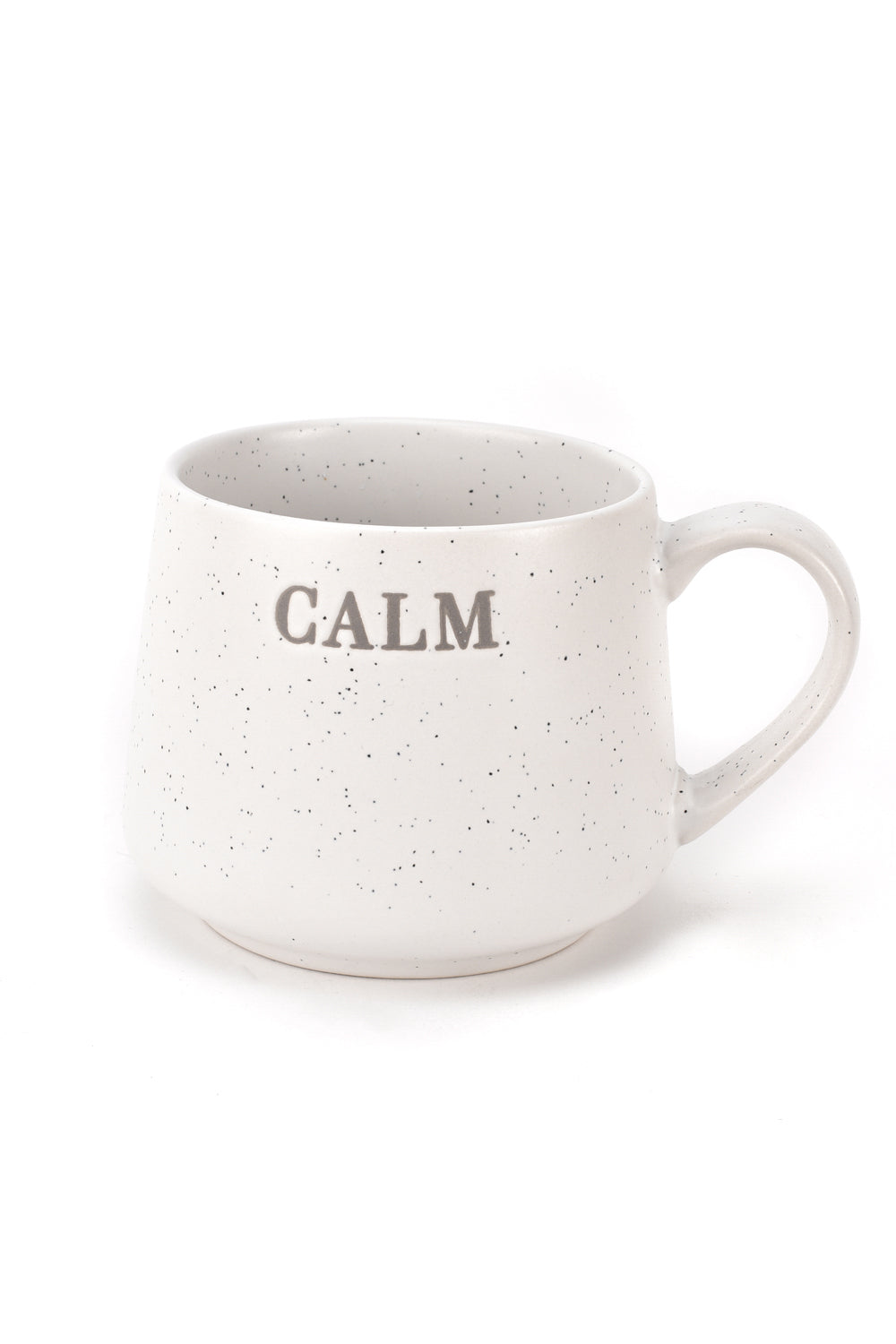 The Home Collection Serenity De-Bossed Mug "Calm" 2 Shaws Department Stores