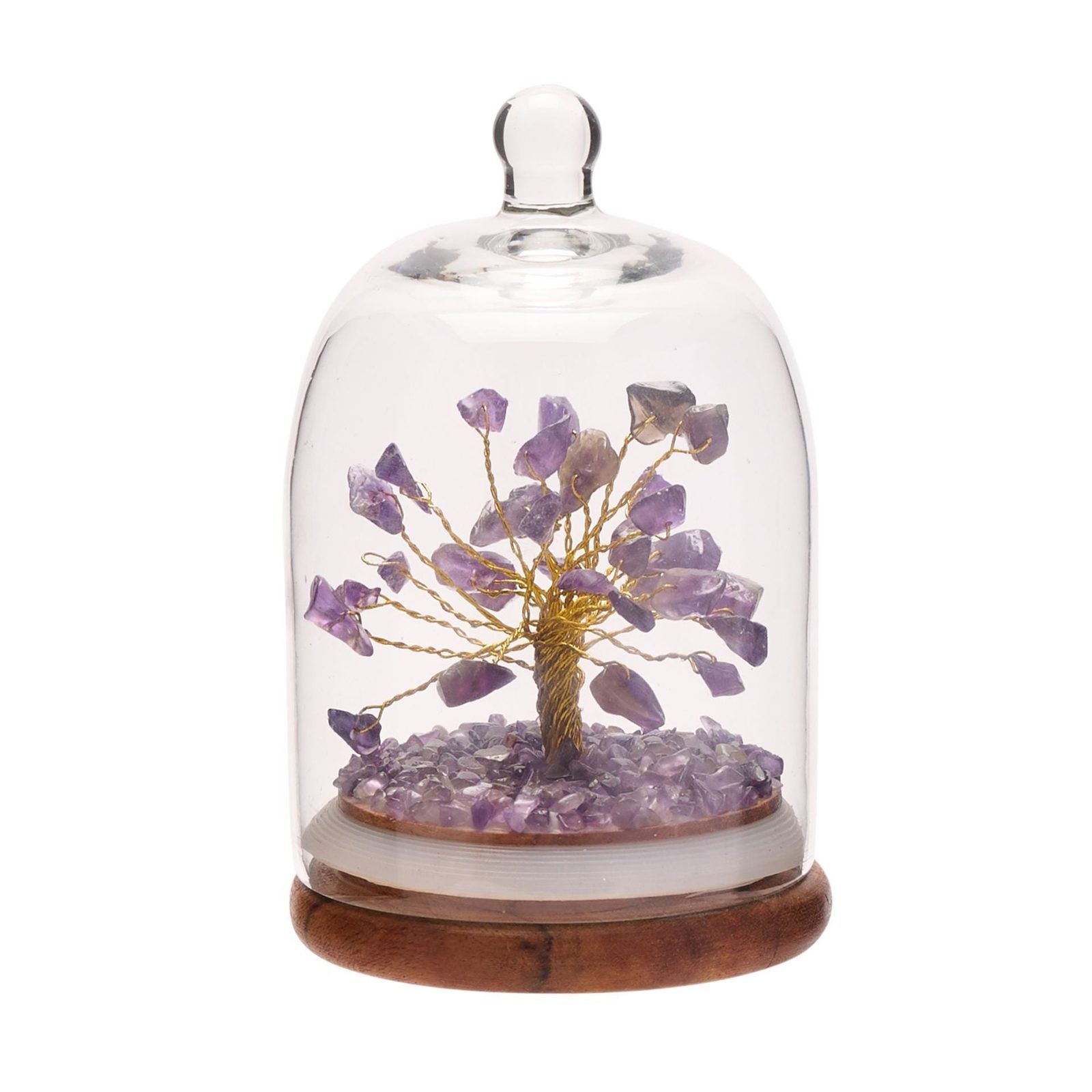 The Home Collection Gemstone Dome Tree - Amethyst 1 Shaws Department Stores
