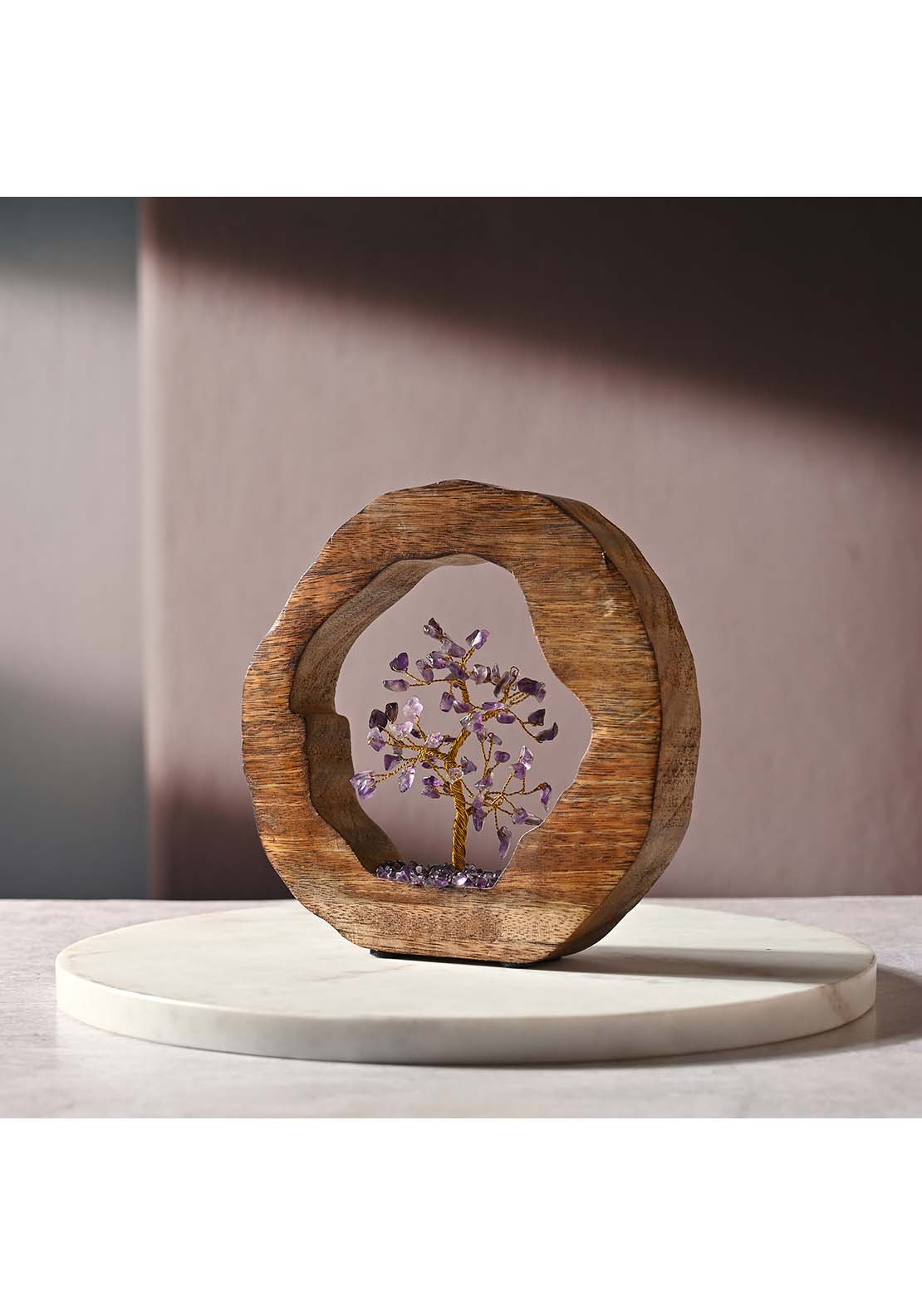 Sophia Serenity Tree Of Life Block - Amethyst 3 Shaws Department Stores