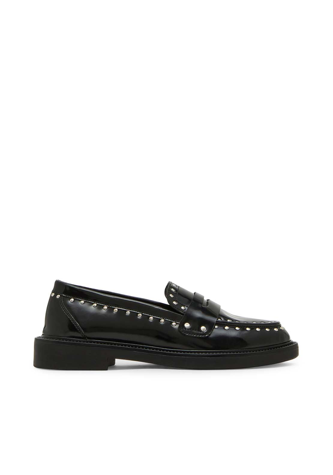 Stud Detail Loafer Black – Shaws