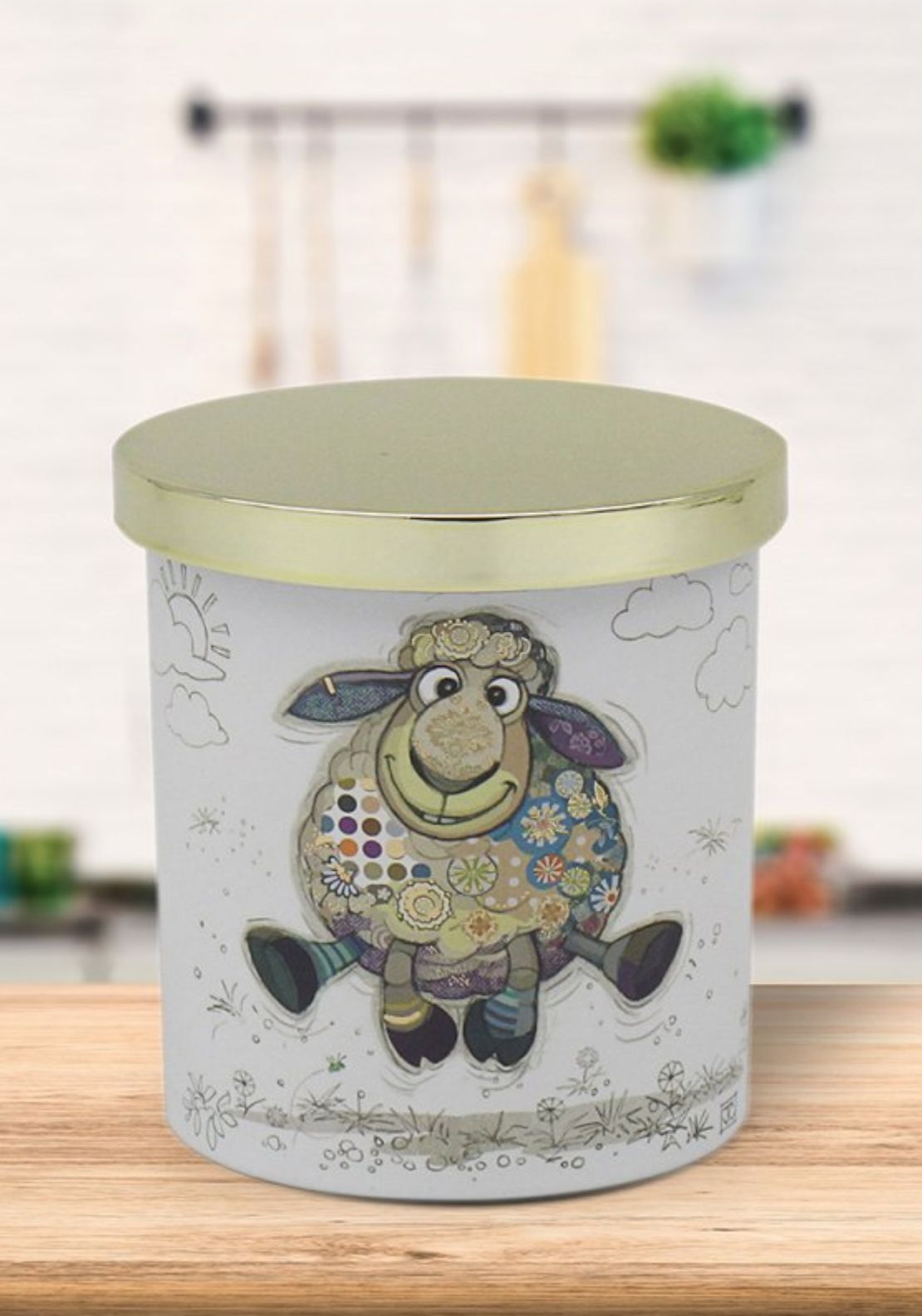 The Home Collection Sasha Sheep Candle - Cashmere And Silk 1 Shaws Department Stores