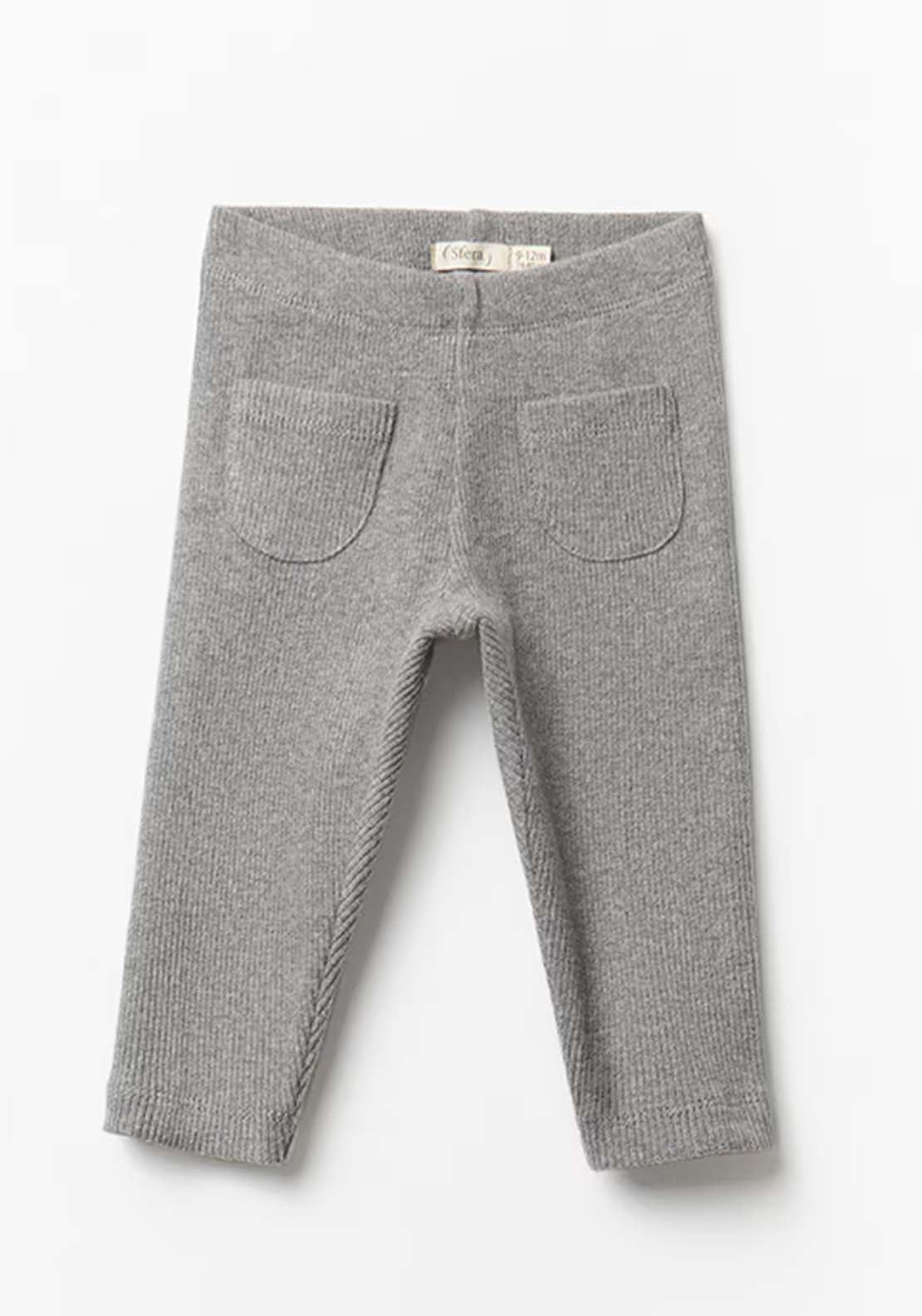 Sfera Rib Pocket Leggings - Grey 1 Shaws Department Stores