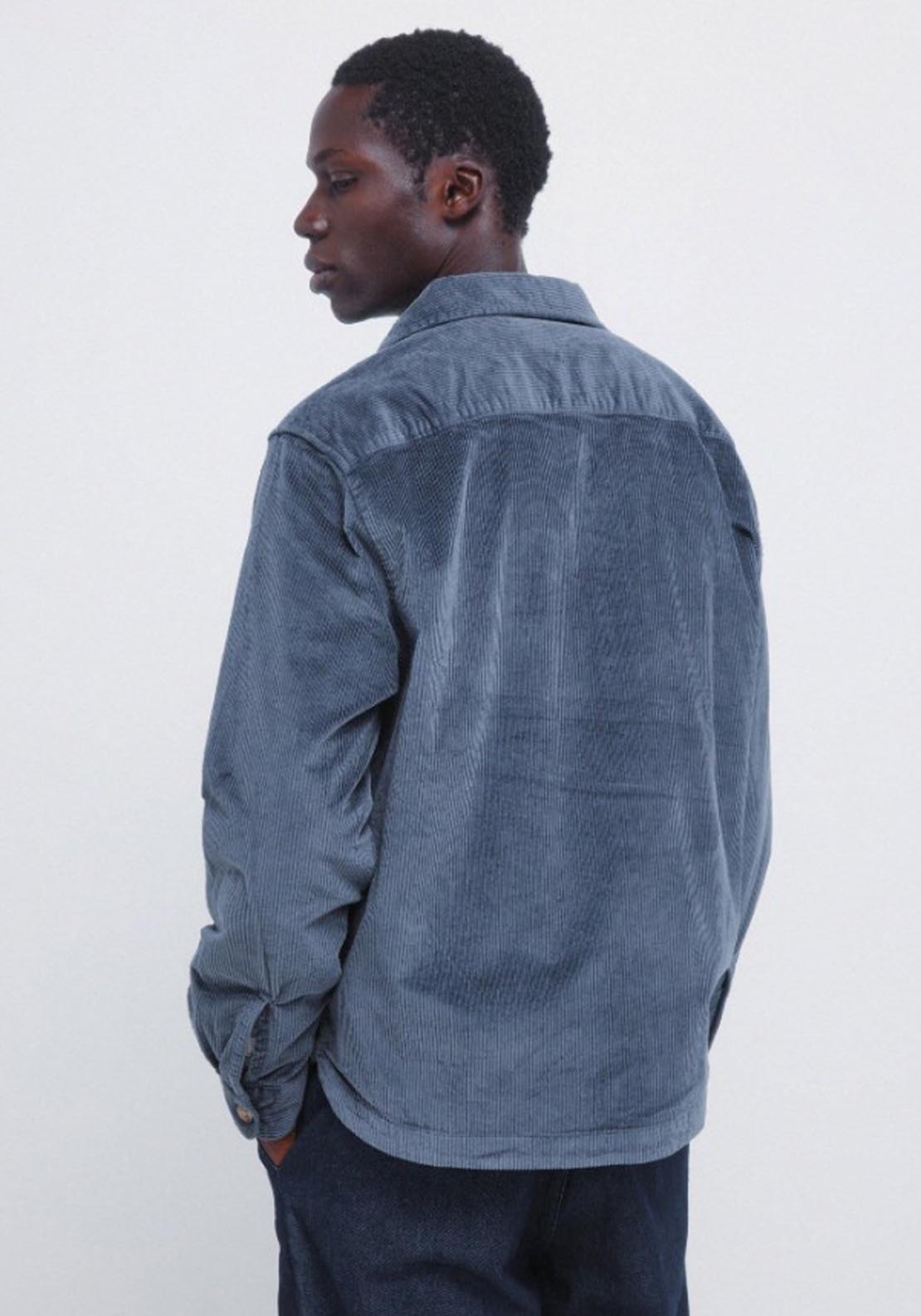 Springfield Corduroy Overshirt - Blue 2 Shaws Department Stores