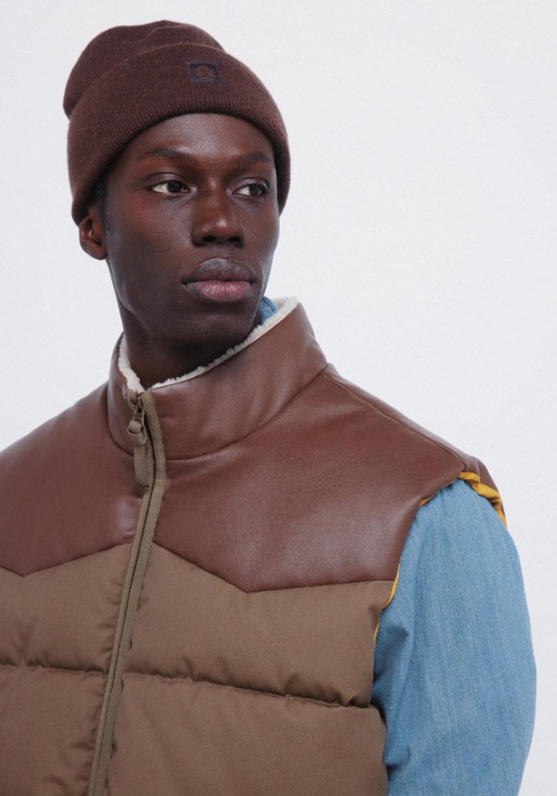 Springfield Contrast Puffer Gilet - Green 3 Shaws Department Stores