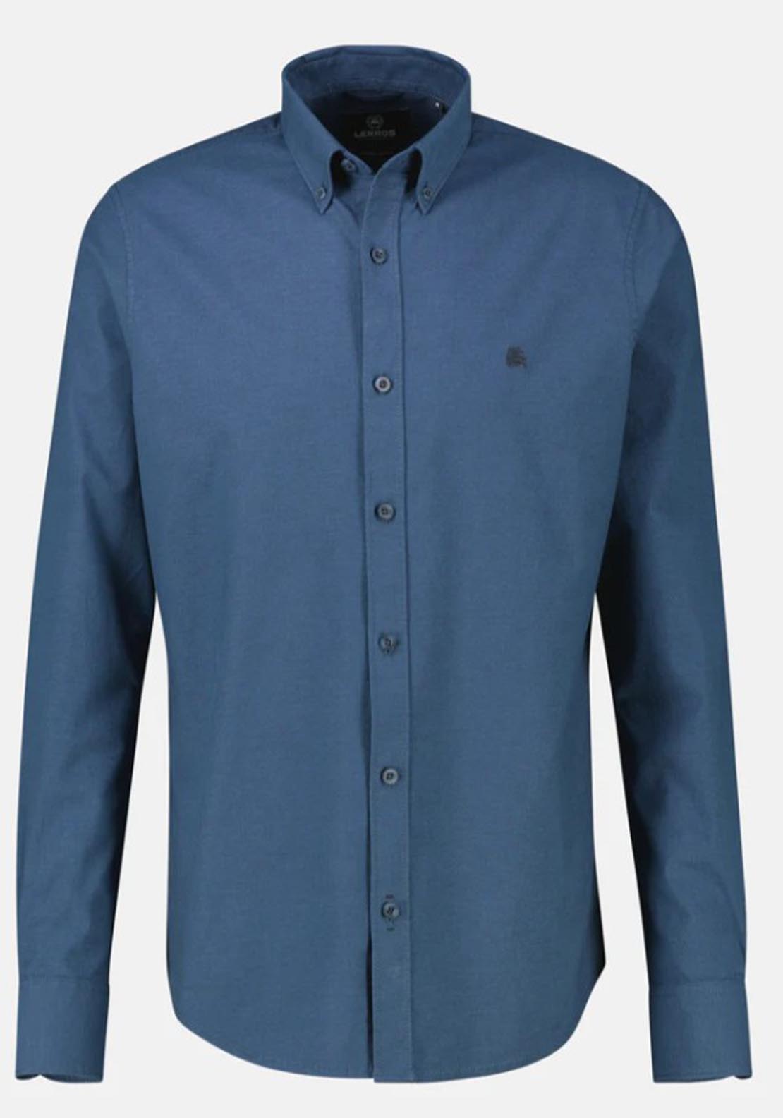 Lerros Oxford Shirt - Blue 3 Shaws Department Stores