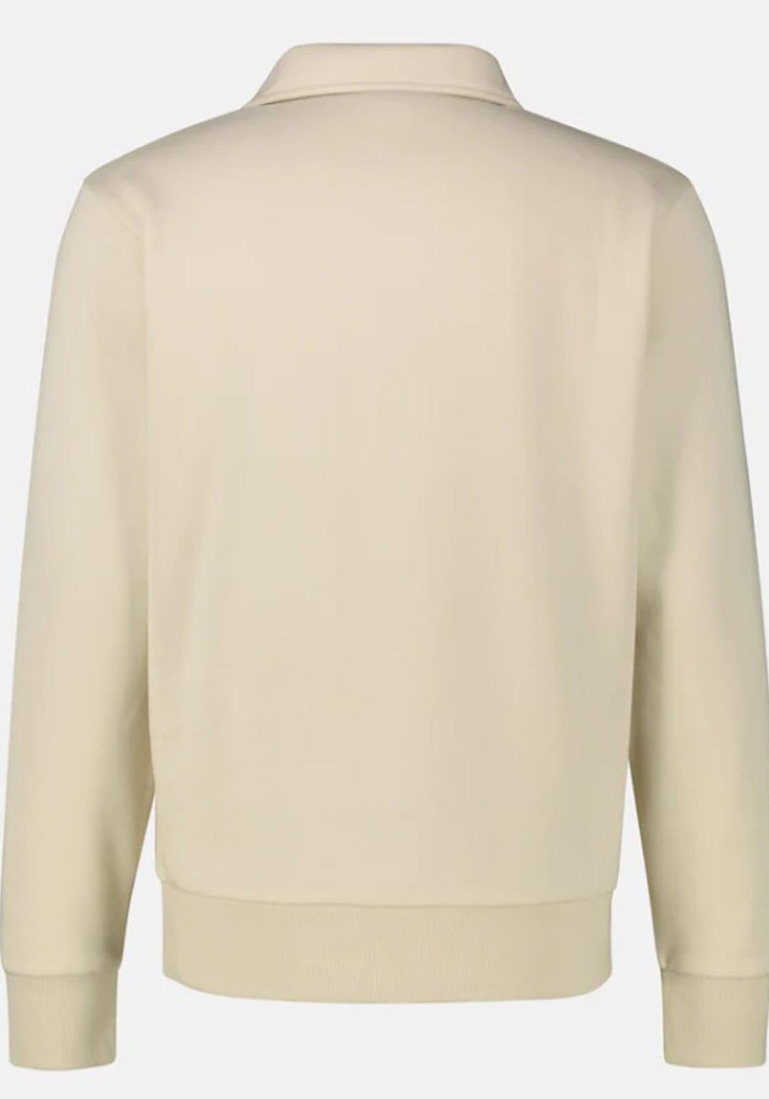 Lerros Sweat Polo Shirt - Foam White 4 Shaws Department Stores