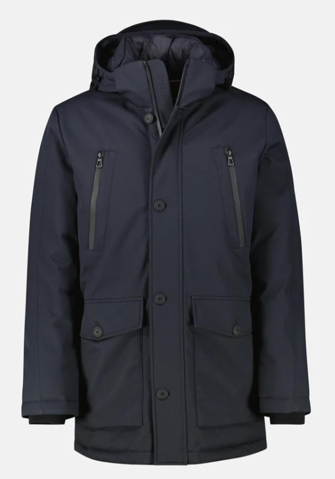 Lerros Padded Jacket - Blue Night 3 Shaws Department Stores