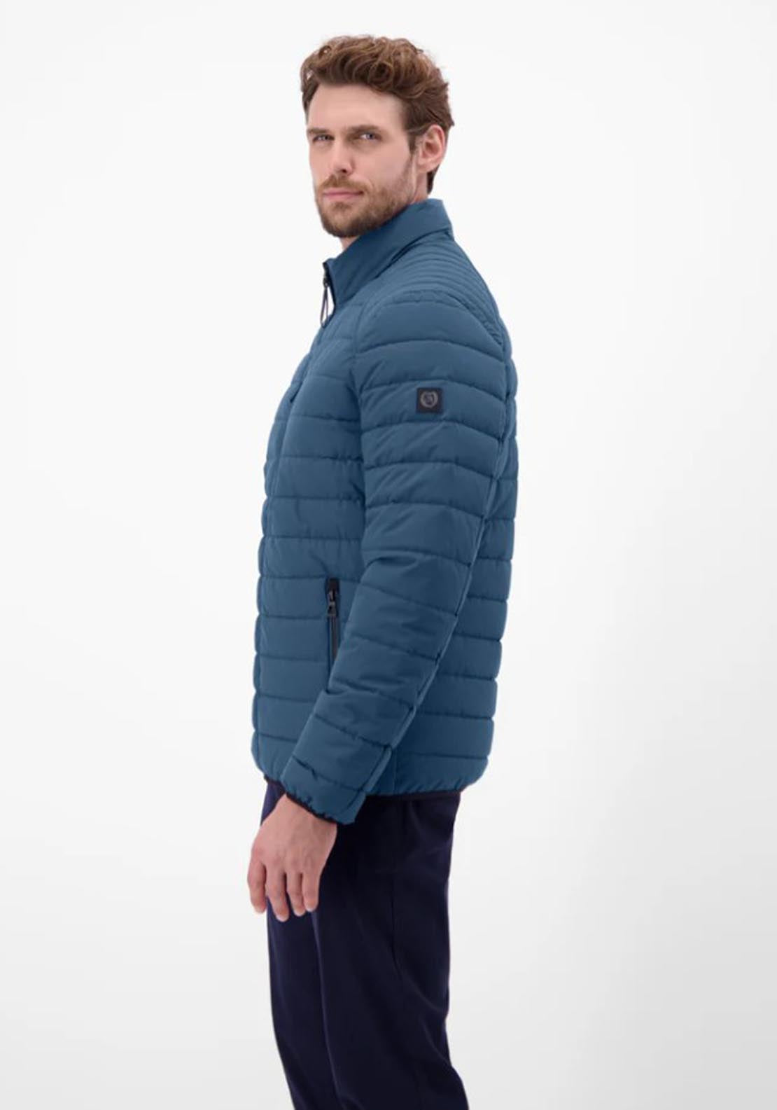 Lerros Lightweight Quilted Jacket - Blue 2 Shaws Department Stores
