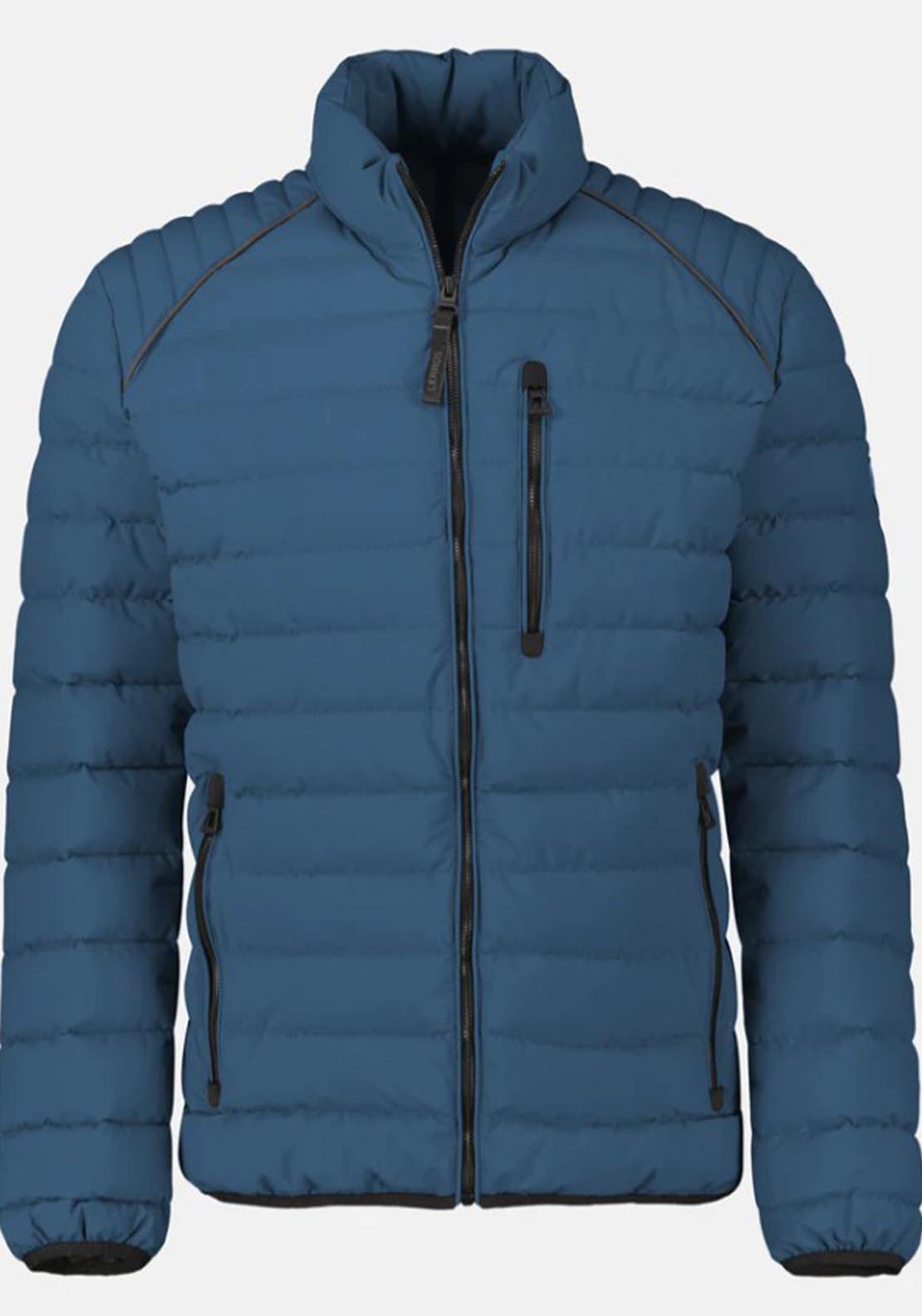 Lerros Lightweight Quilted Jacket - Blue 3 Shaws Department Stores