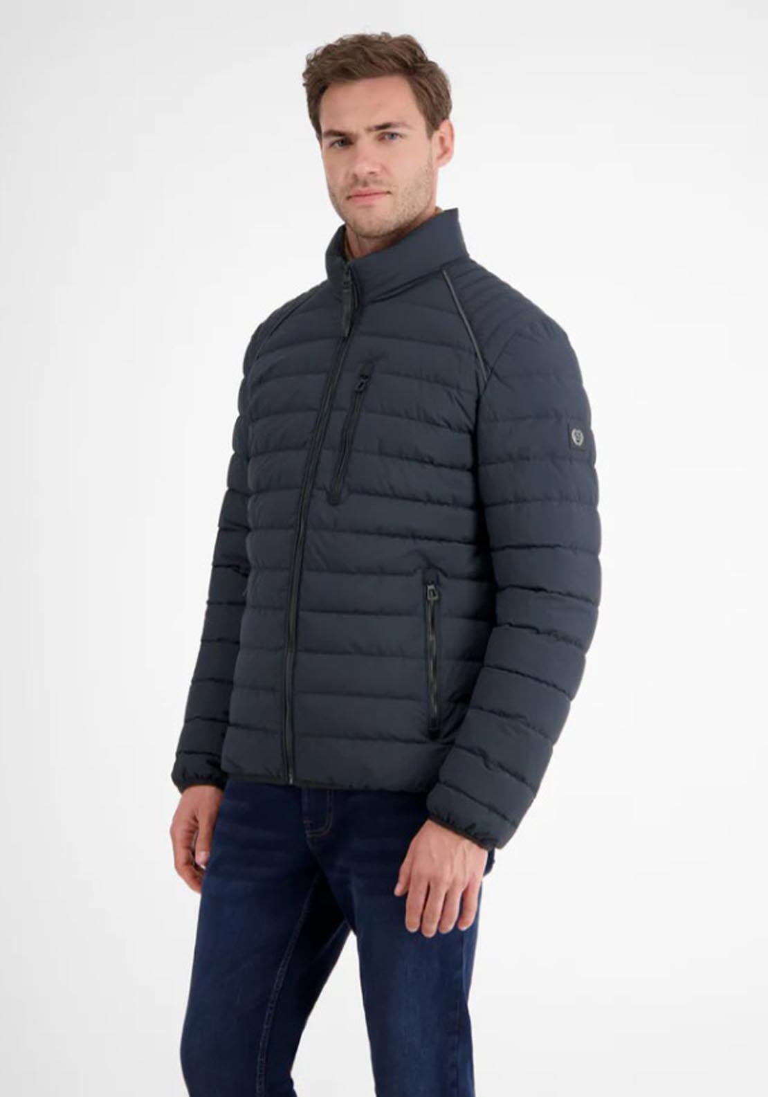Lerros Lightweight Quilted Jacket - Blue Night 1 Shaws Department Stores
