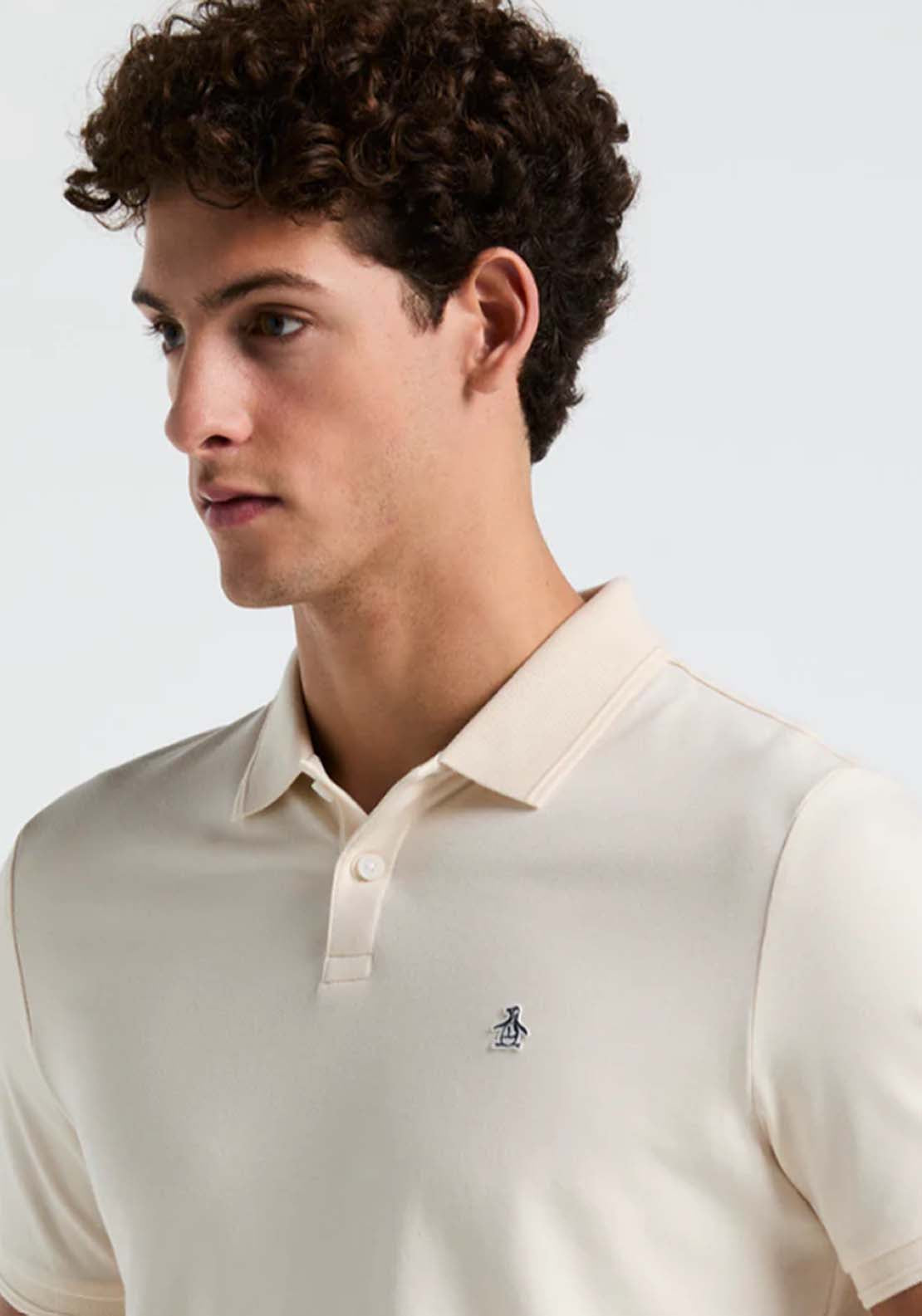 Penguin Pique Polo Shirt - 252 Birch 3 Shaws Department Stores