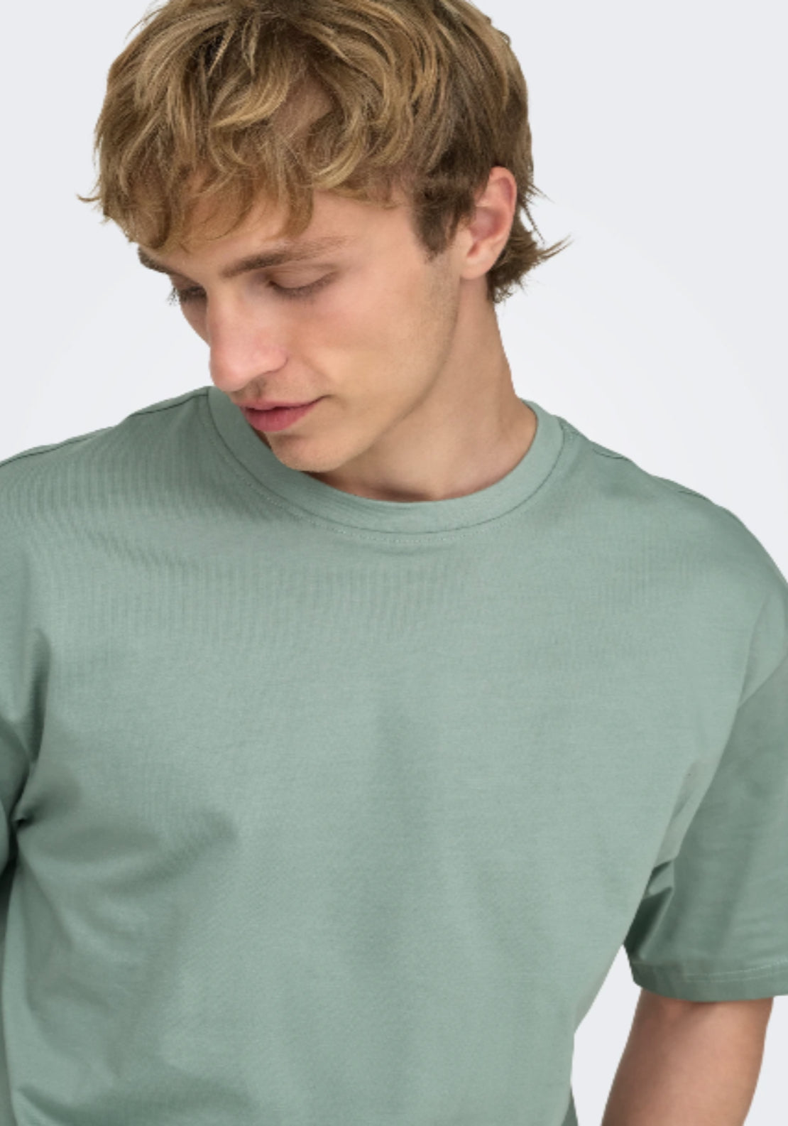 Only & Sons Onsfred T-Shirt - Chinois Green 3 Shaws Department Stores