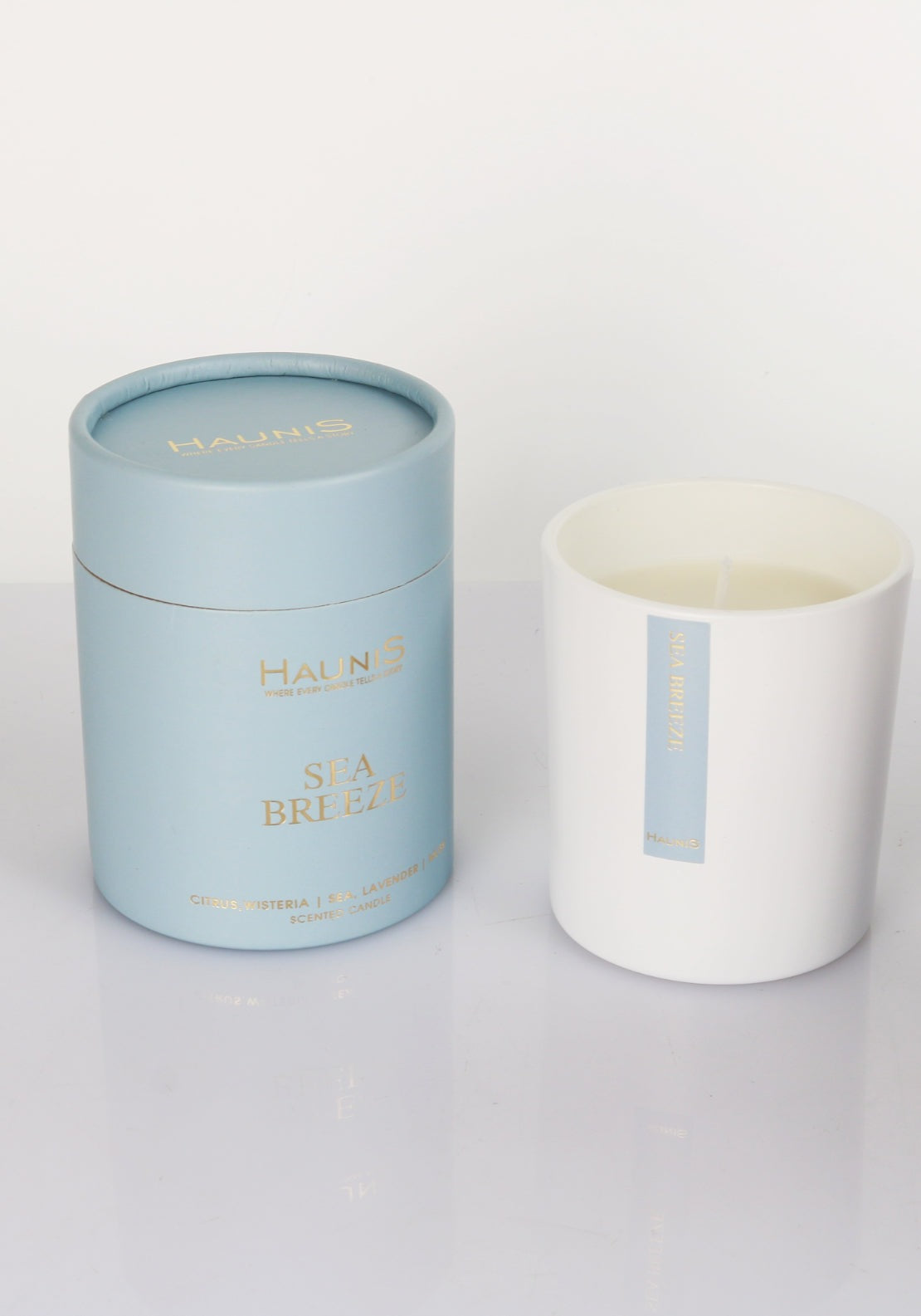 Haunis Sea Breeze Soy Blend Candle - Sea Breeze 1 Shaws Department Stores