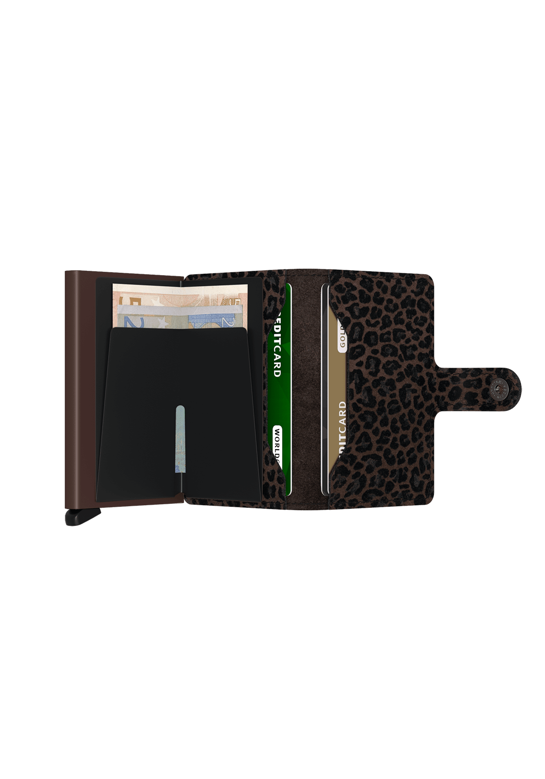 Secrid Mini Leo Wallet - Brown 5 Shaws Department Stores