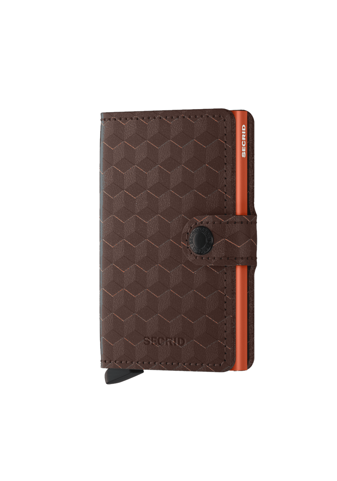 Secrid Mini Optical Wallet - Brown & Orange 1 Shaws Department Stores