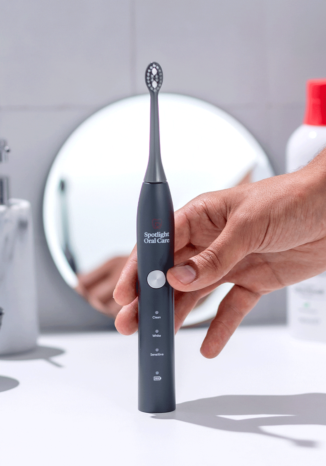 Spotlight Oral Care Sonic Toothbrush - Graphite Grey 3 Shaws Department Stores