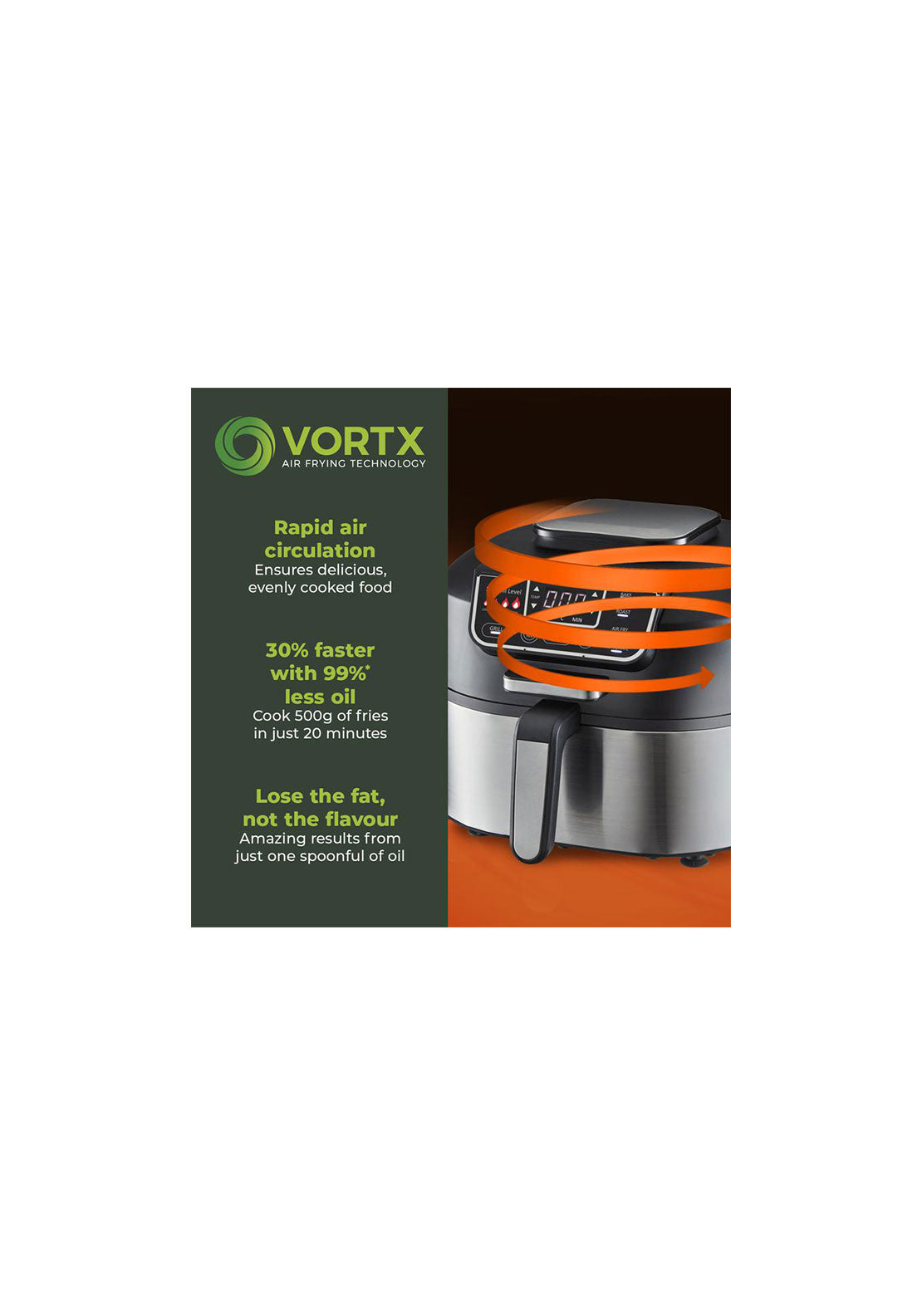 Tower 5.6L 5 In 1 Vortx 5.6L Air Fryer and Grill with Crisper | T17086 10 Shaws Department Stores