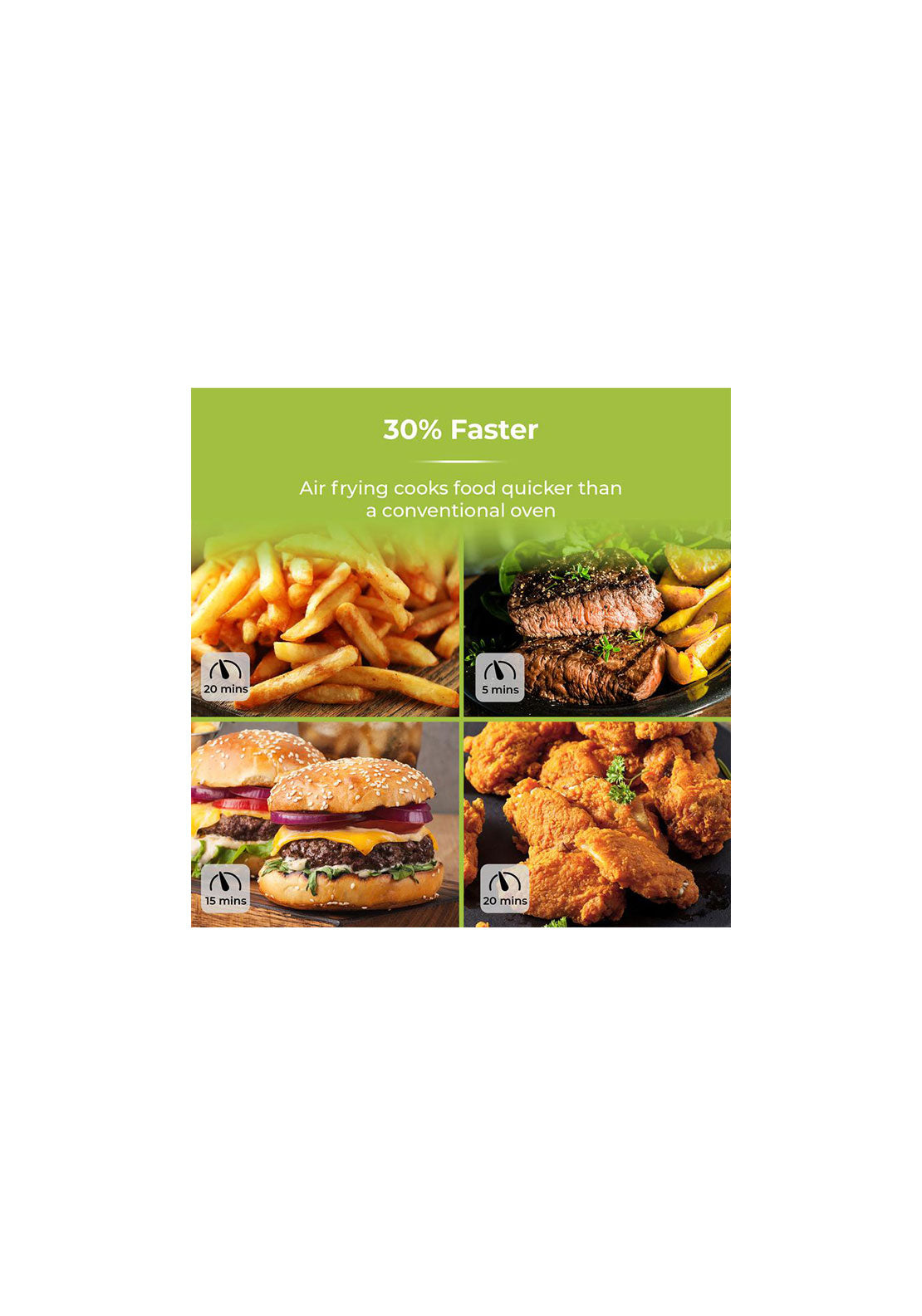 Tower 5.6L 5 In 1 Vortx 5.6L Air Fryer and Grill with Crisper | T17086 8 Shaws Department Stores