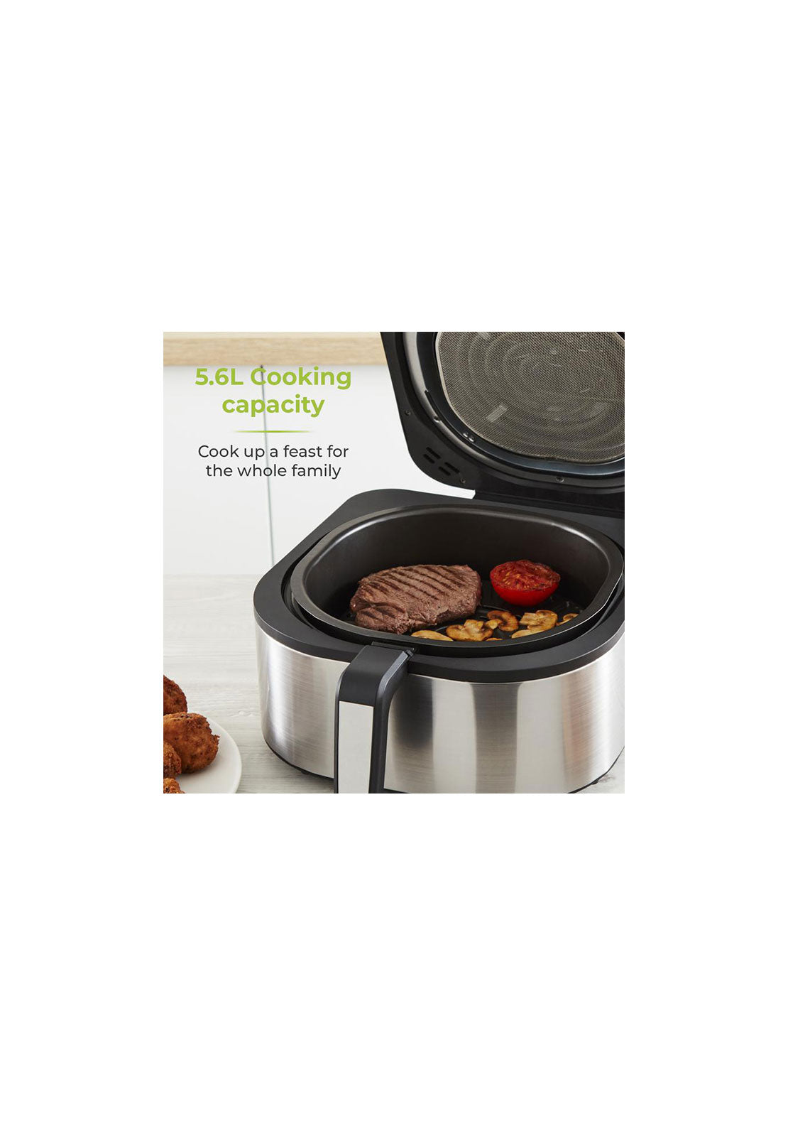 Tower 5.6L 5 In 1 Vortx 5.6L Air Fryer and Grill with Crisper | T17086 5 Shaws Department Stores