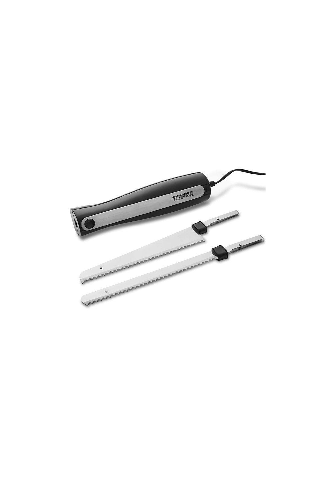 Tower Electric Knife With Fork & Black Case | T19028 1 Shaws Department Stores