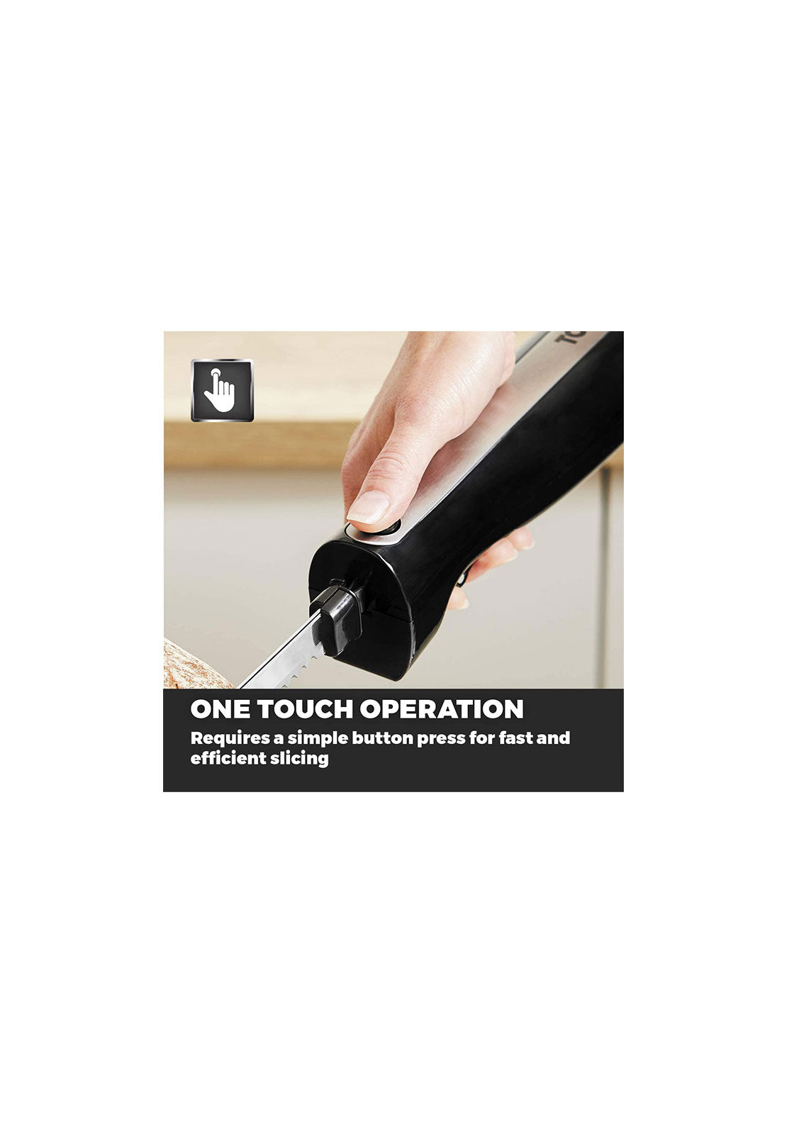 Tower Electric Knife With Fork & Black Case | T19028 5 Shaws Department Stores