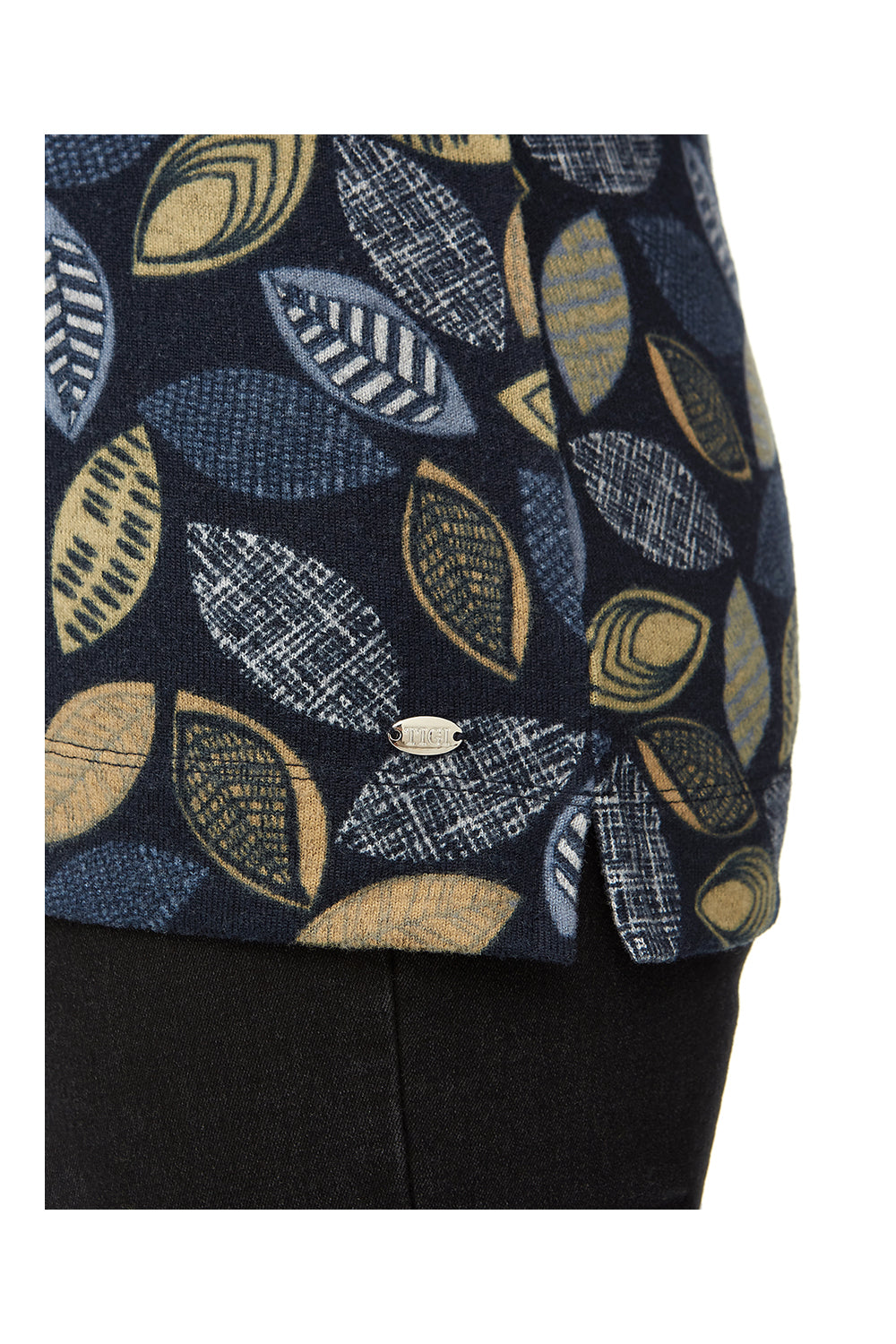 Tigiwear Eco Leaf Cowl Neck Top 3 Shaws Department Stores