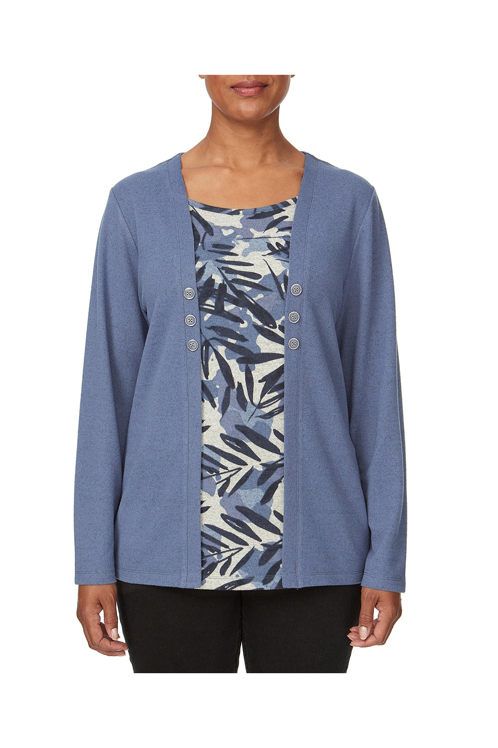 Tigiwear Fern Inner Mock Cardi 4 Shaws Department Stores