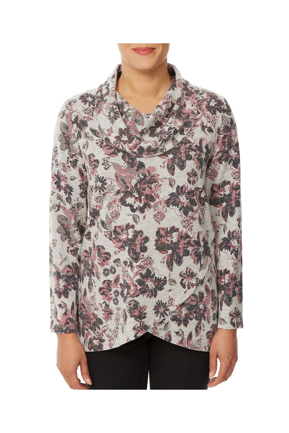 Tigiwear Cross Over All Over Print Floral Top 4 Shaws Department Stores