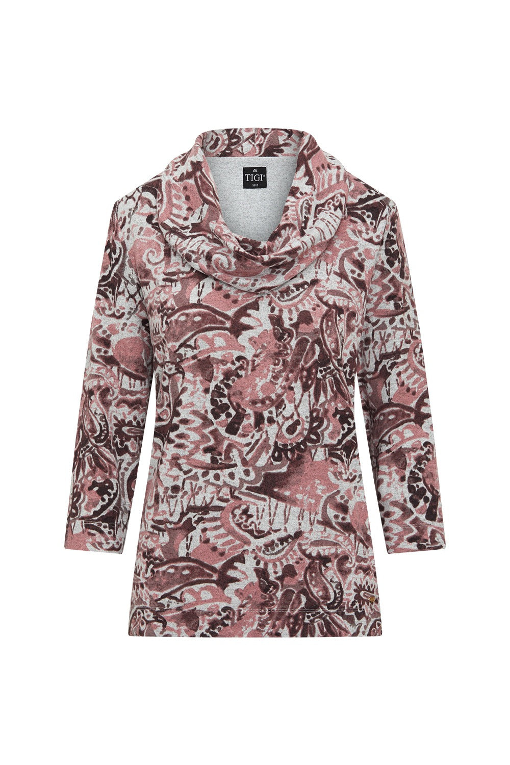 Tigiwear Painted Paisley All Over Print Top 1 Shaws Department Stores