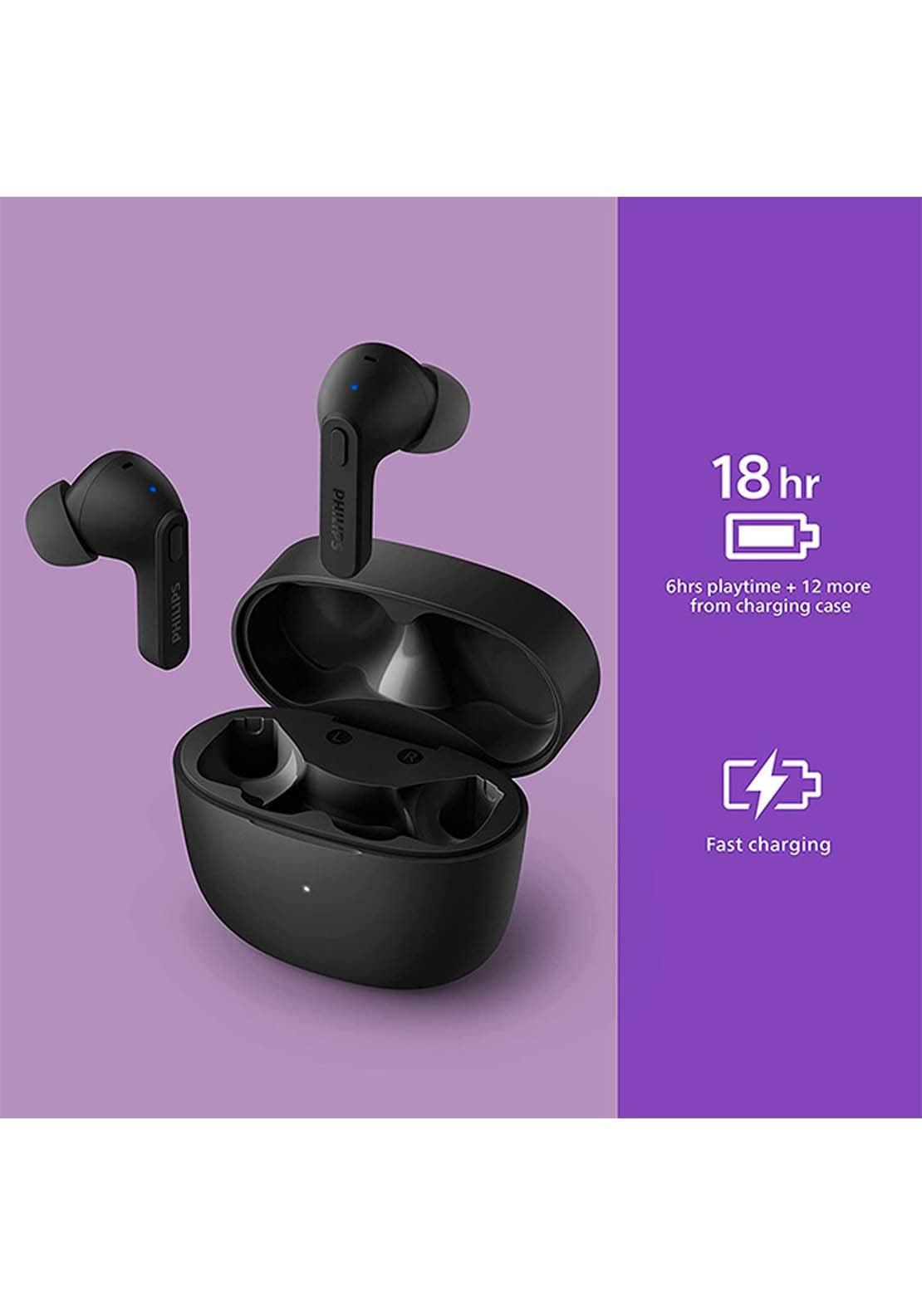 Philips Wireless Bluetooth Headphones | Tat2206Bk00 5 Shaws Department Stores