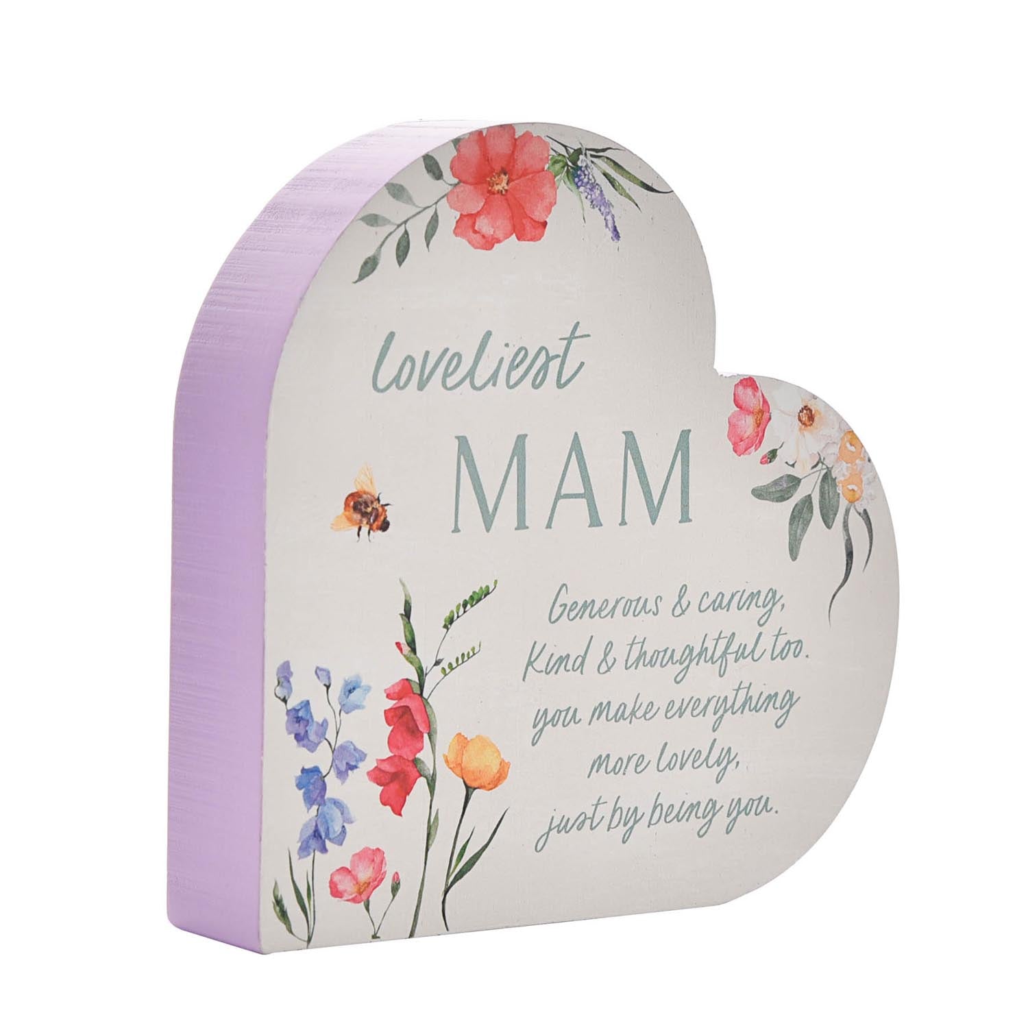 The Cottage Garden The Cottage Garden 3D Heart "Mam" 1 Shaws Department Stores