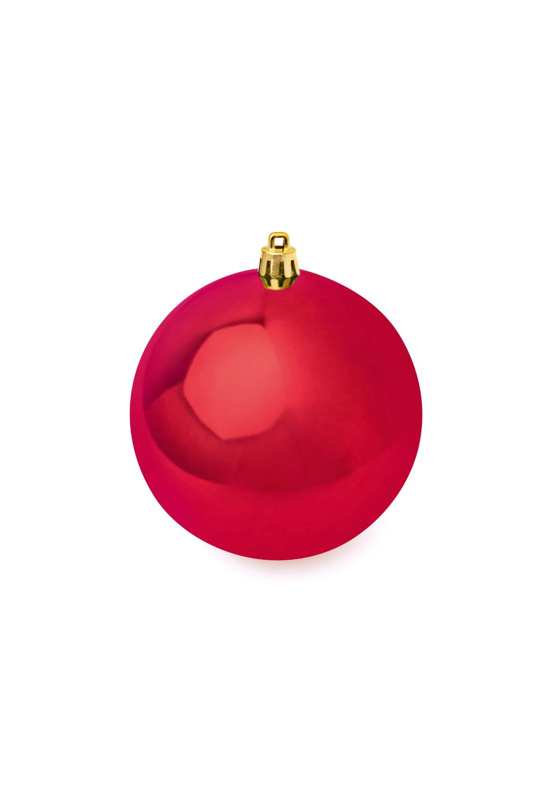 The Home Christmas Shiny Shatterproof Baubles - Red 2 Shaws Department Stores