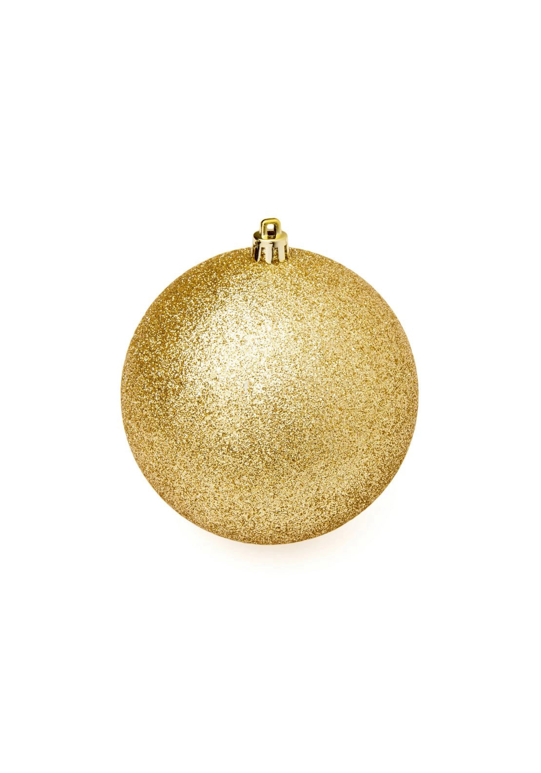The Home Christmas Glitter Shatterproof Baubles - Gold 2 Shaws Department Stores