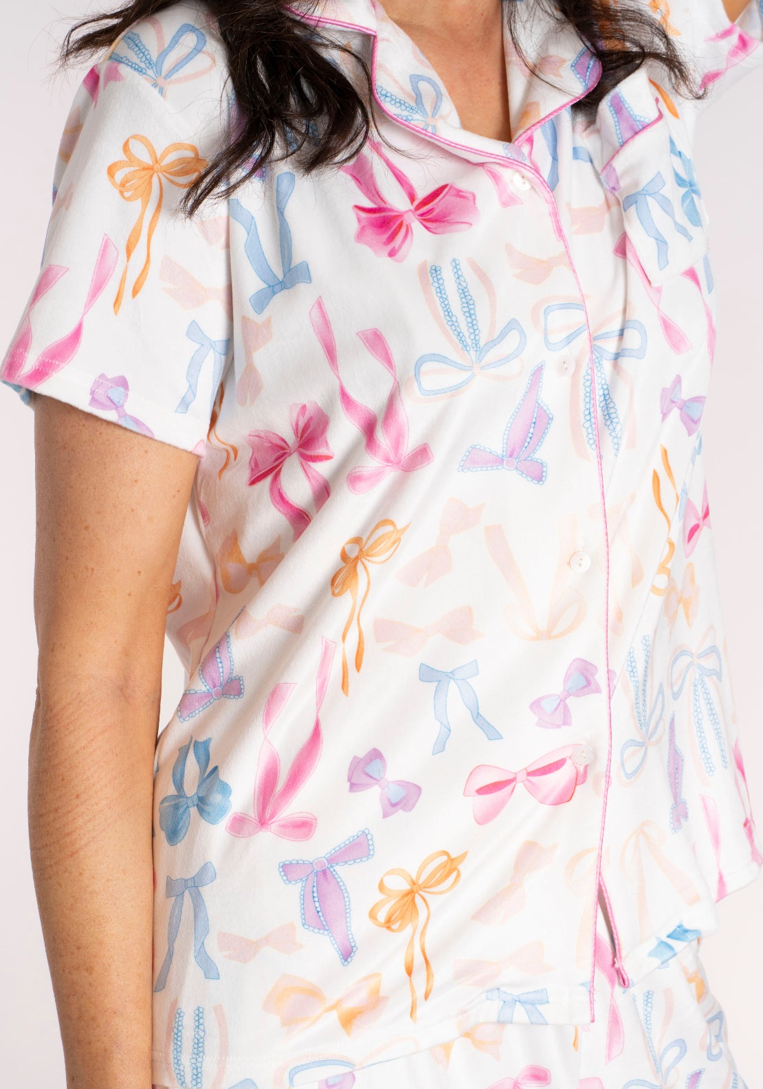 The Sleep Collection Boyfriend PJ Set - Multicolour 3 Shaws Department Stores