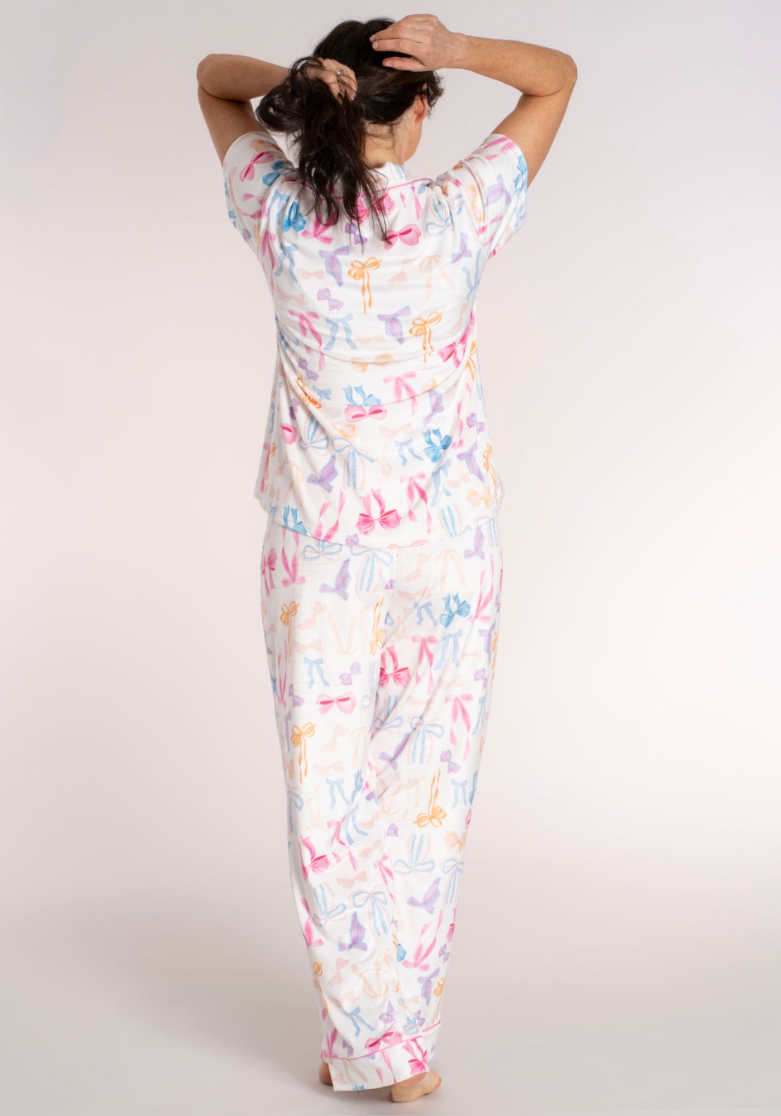 The Sleep Collection Boyfriend PJ Set - Multicolour 2 Shaws Department Stores