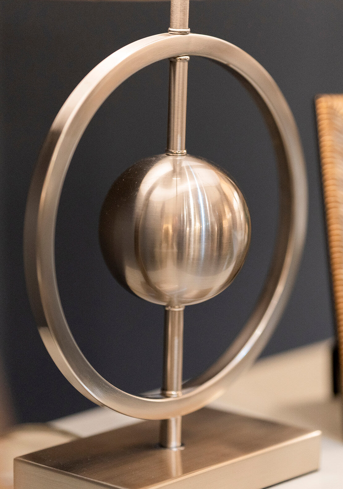 The Home Collection Aurora Table Lamp Satin Silver 2 Shaws Department Stores