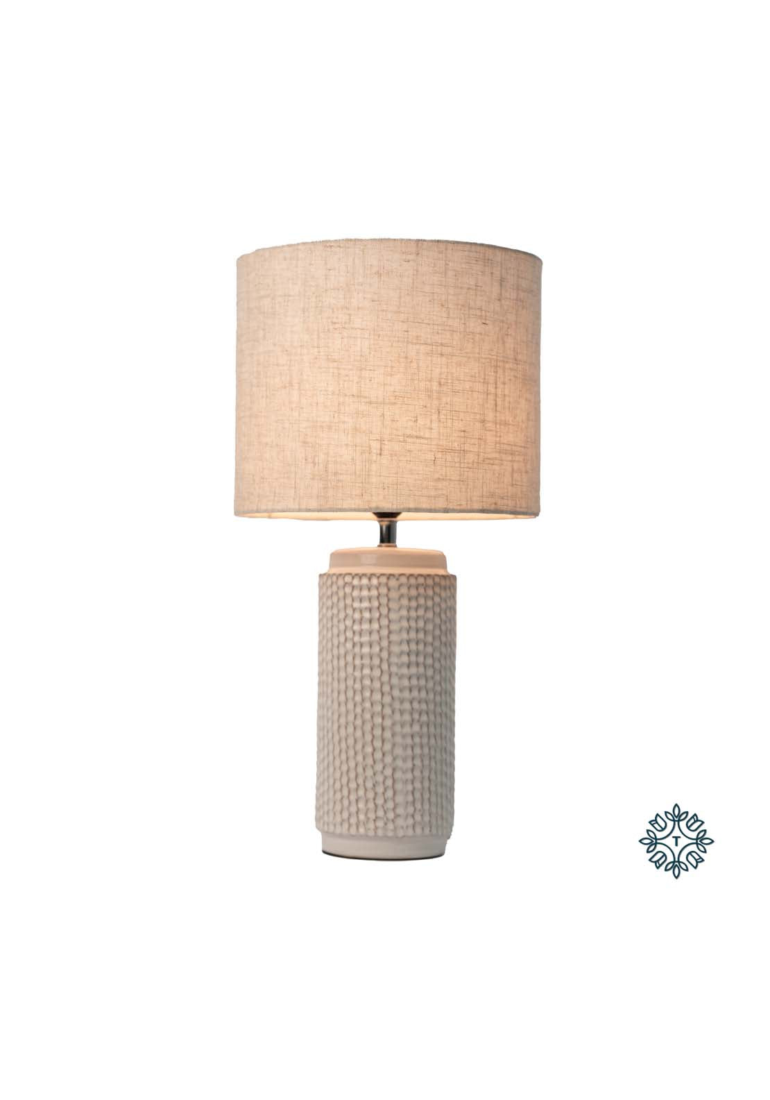 The Home Collection Table Lamp 60cm - Cream 1 Shaws Department Stores
