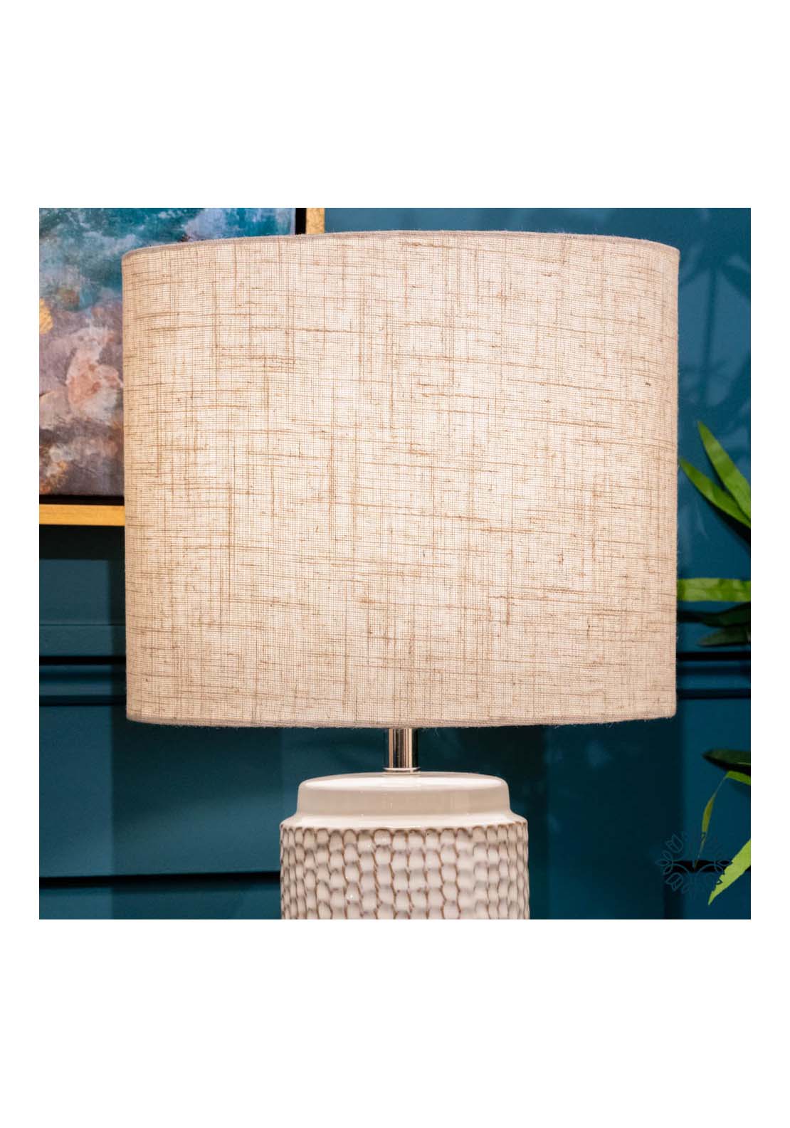 The Home Collection Table Lamp 60cm - Cream 3 Shaws Department Stores