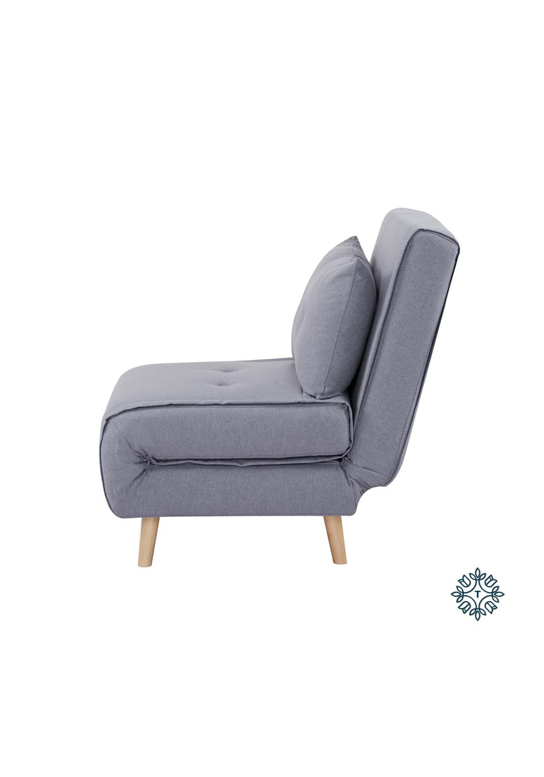The Home Collection Haru Single Sofa Bed - Grey 2 Shaws Department Stores