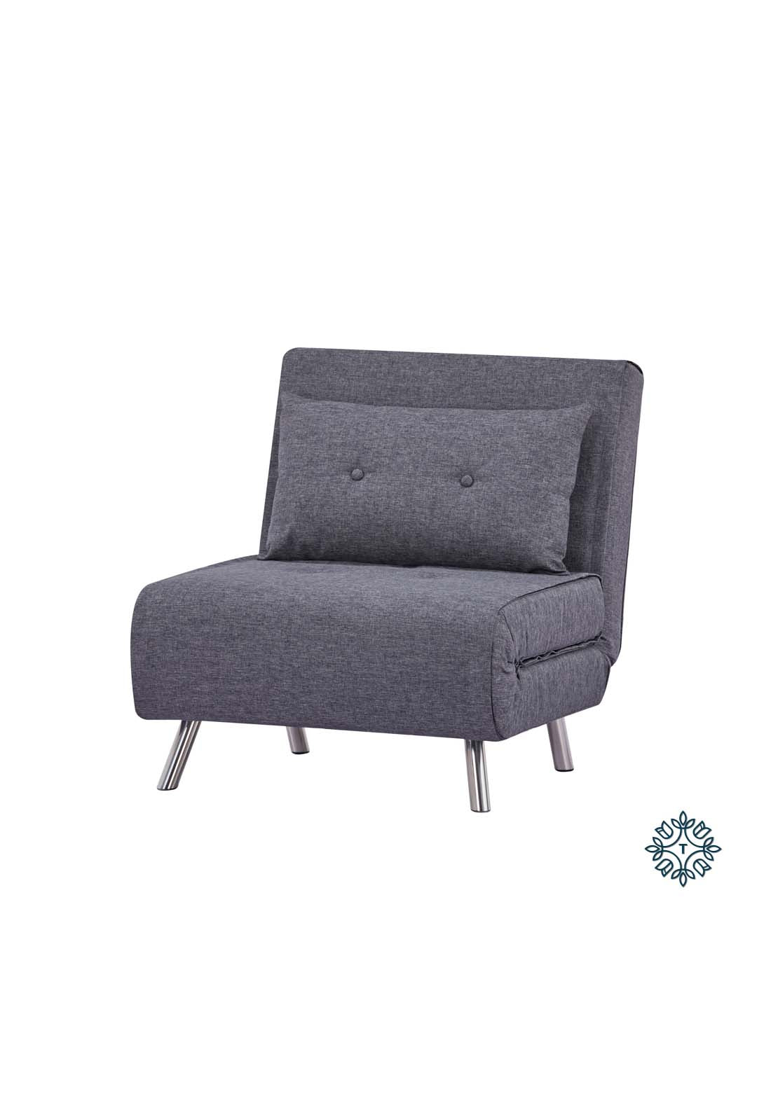 The Home Collection Haru Single Sofa Bed - Grey 1 Shaws Department Stores