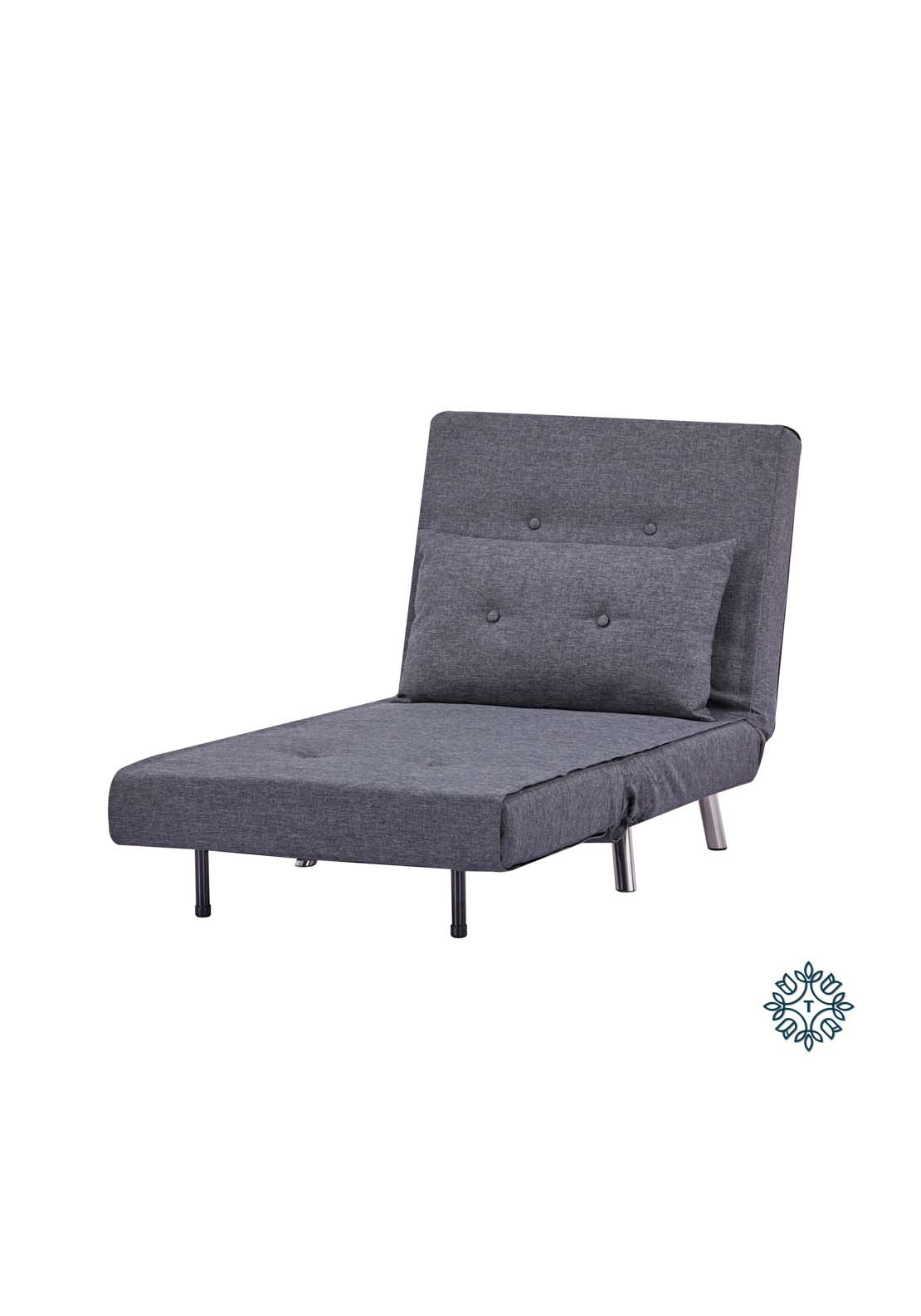The Home Collection Haru Single Sofa Bed - Grey 3 Shaws Department Stores
